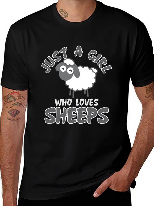 Just A Girl Who Loves Sheep T-Shirt