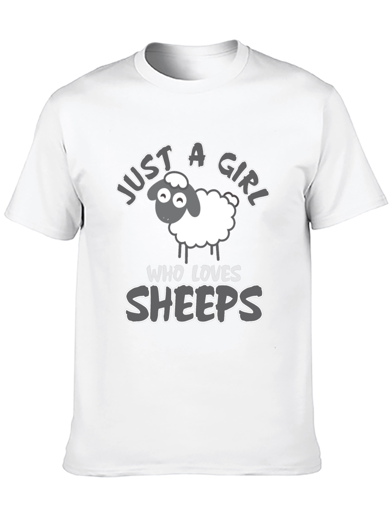 Just A Girl Who Loves Sheep T-Shirt
