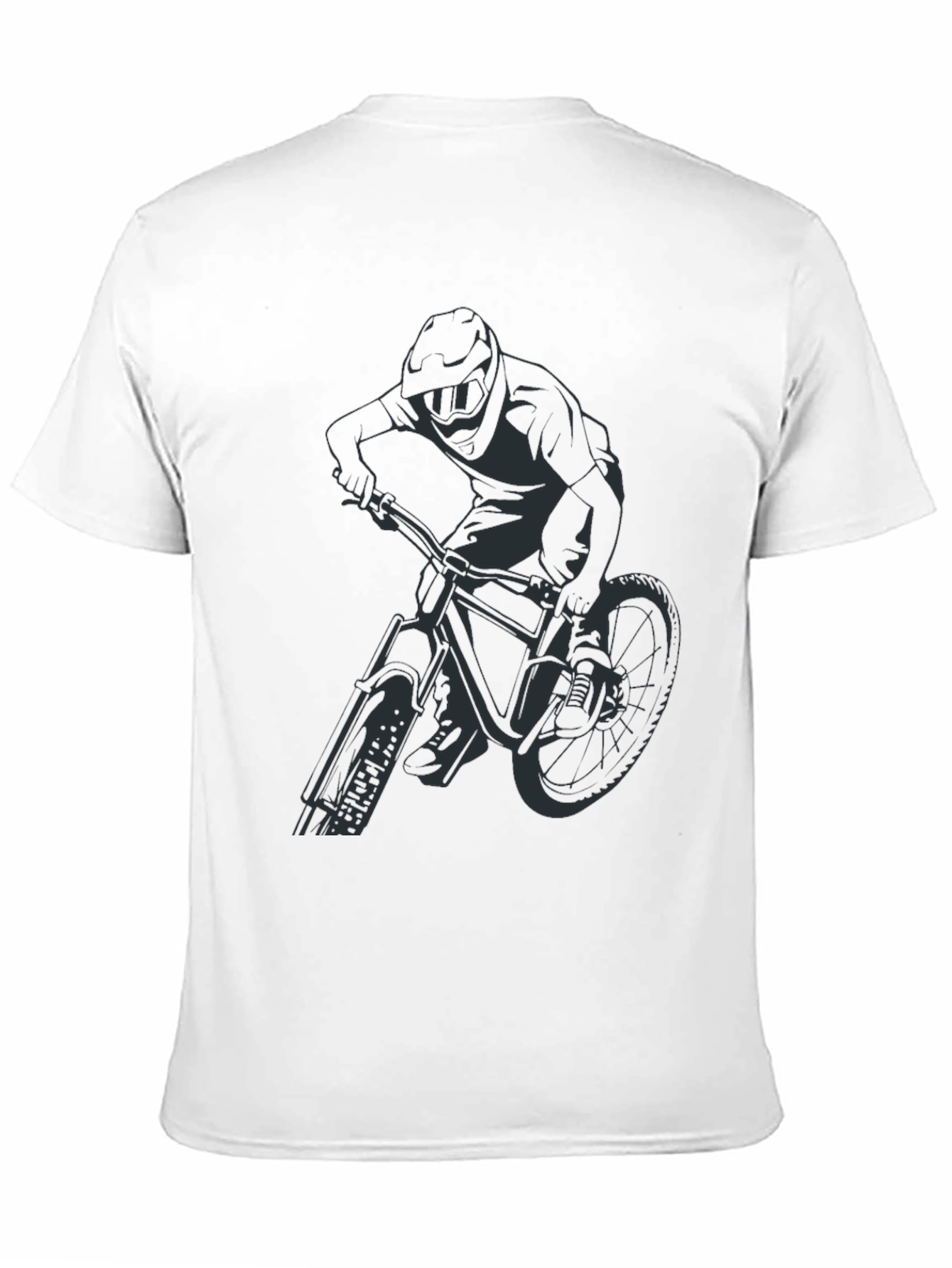 Black Mountain Biker Graphic Tee - Ride in Style!