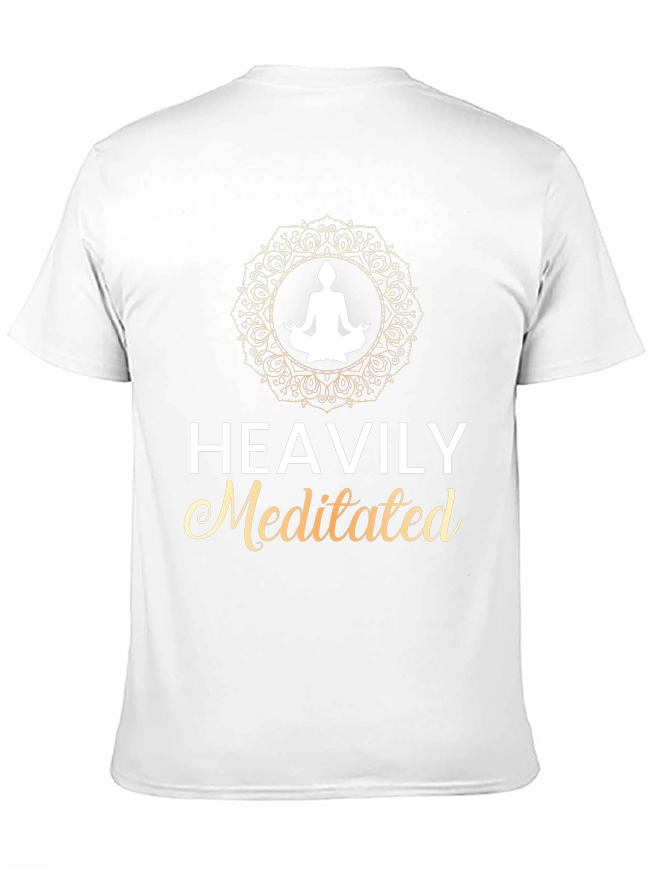 Heavily Meditated Graphic T-Shirt - Spiritual Zen Tee