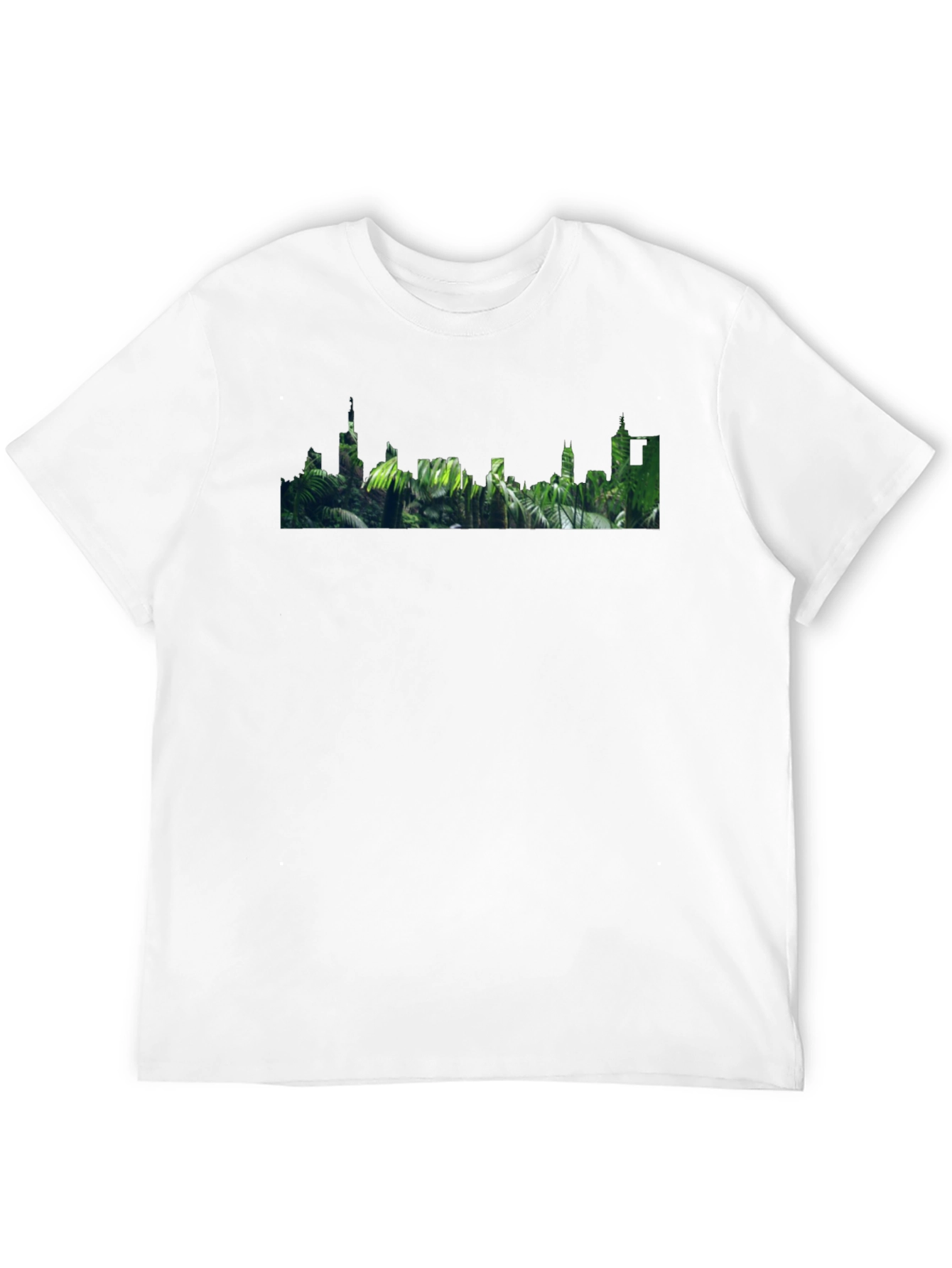 Tropical Skyline Graphic T-Shirt
