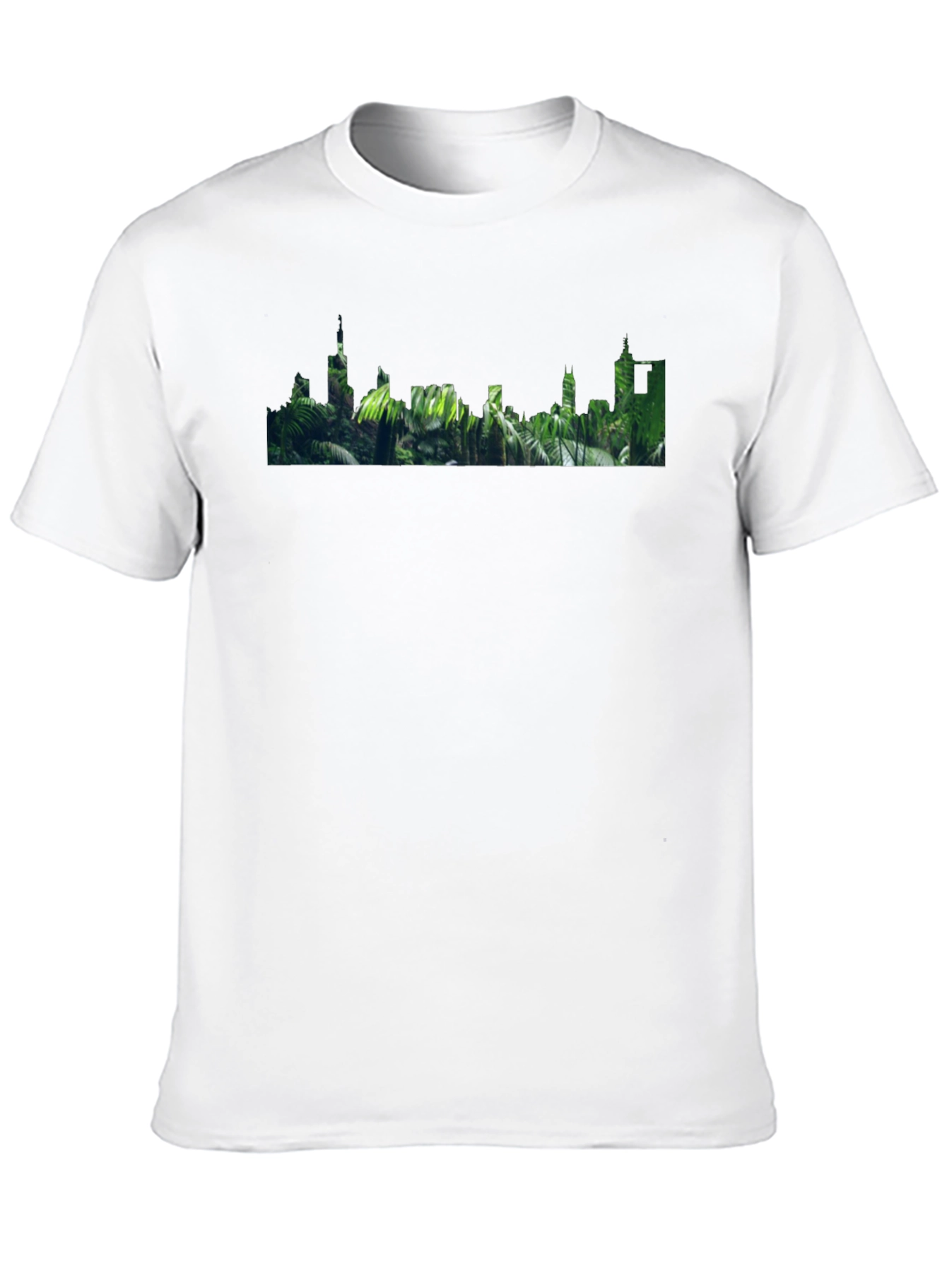 Tropical Skyline Graphic T-Shirt