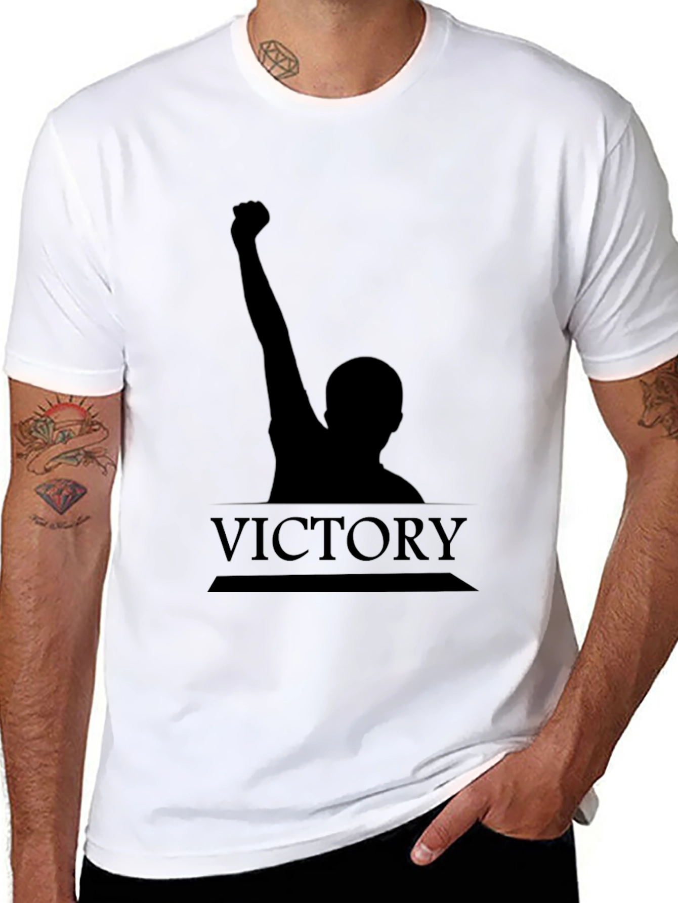 Victory Silhouette Graphic T-Shirt