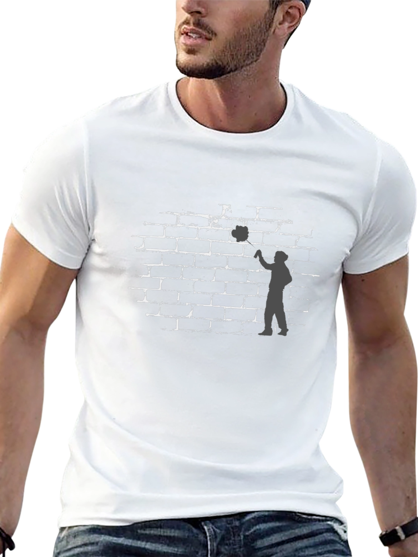 Urban Artist Tee - Graffiti Brick Wall
