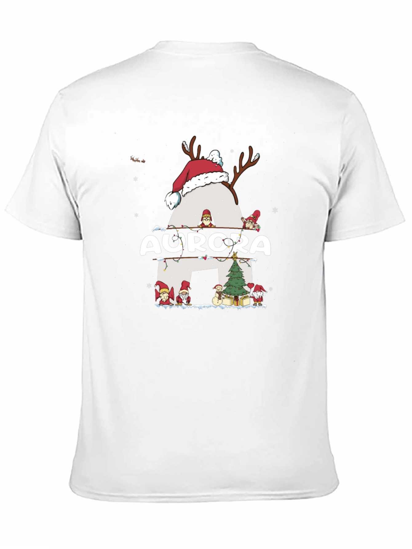 Aurora Christmas Gnome T-Shirt