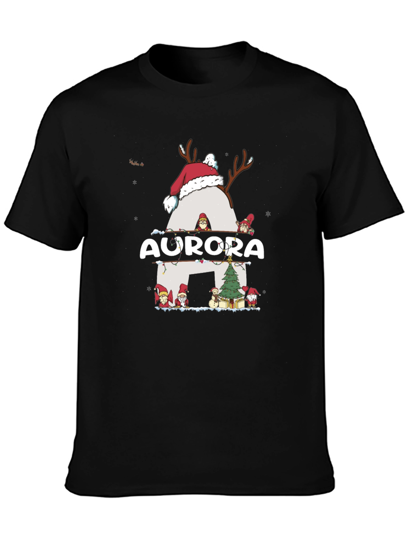 Aurora Christmas Gnome T-Shirt