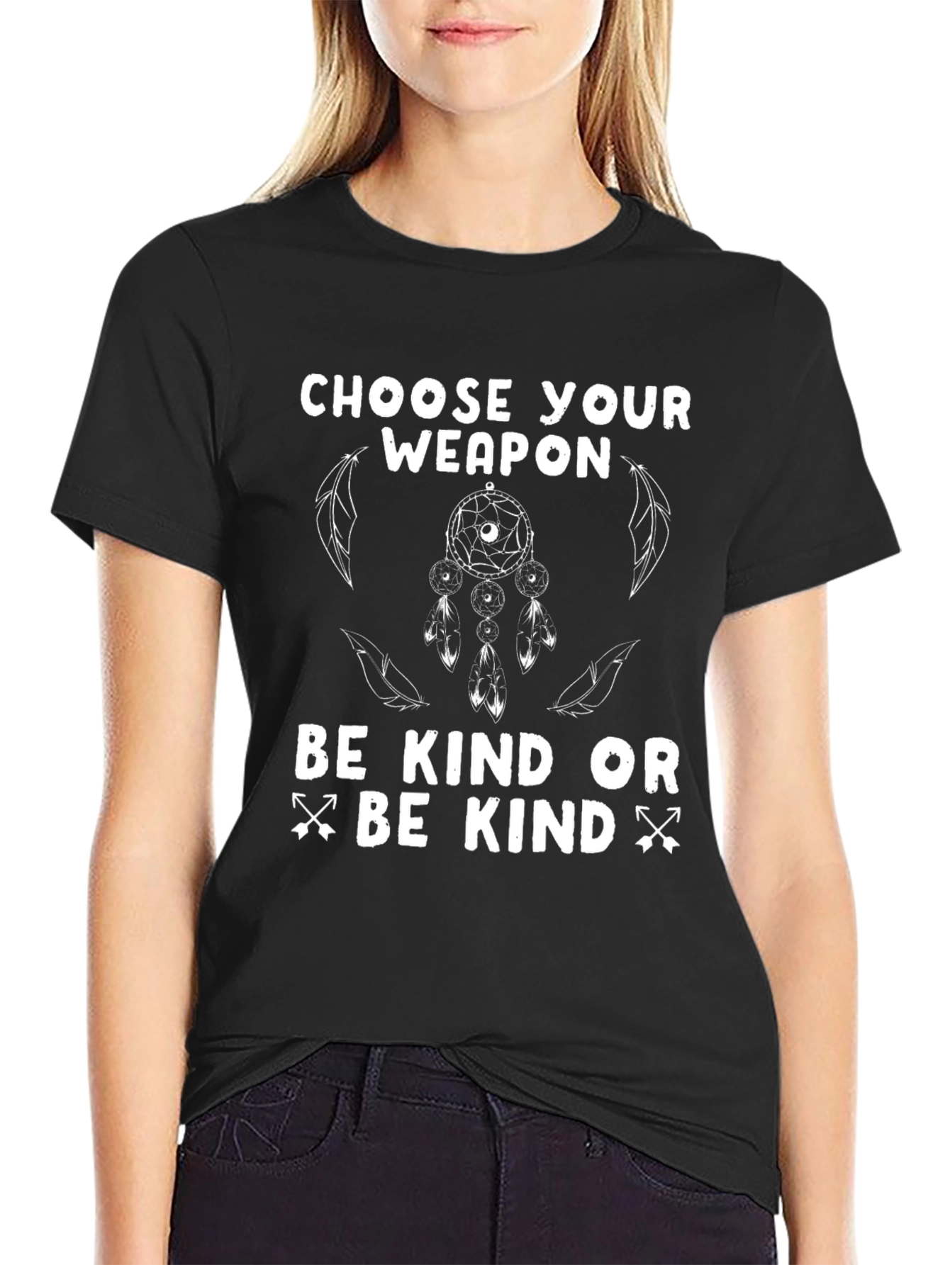 Choose Kindness T-Shirt - Dreamcatcher Design
