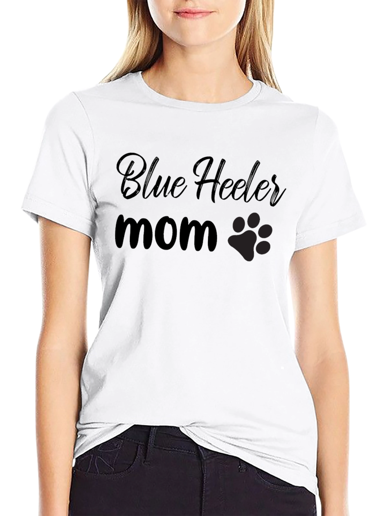 Blue Heeler Mom T-Shirt - Dog Lover Gift