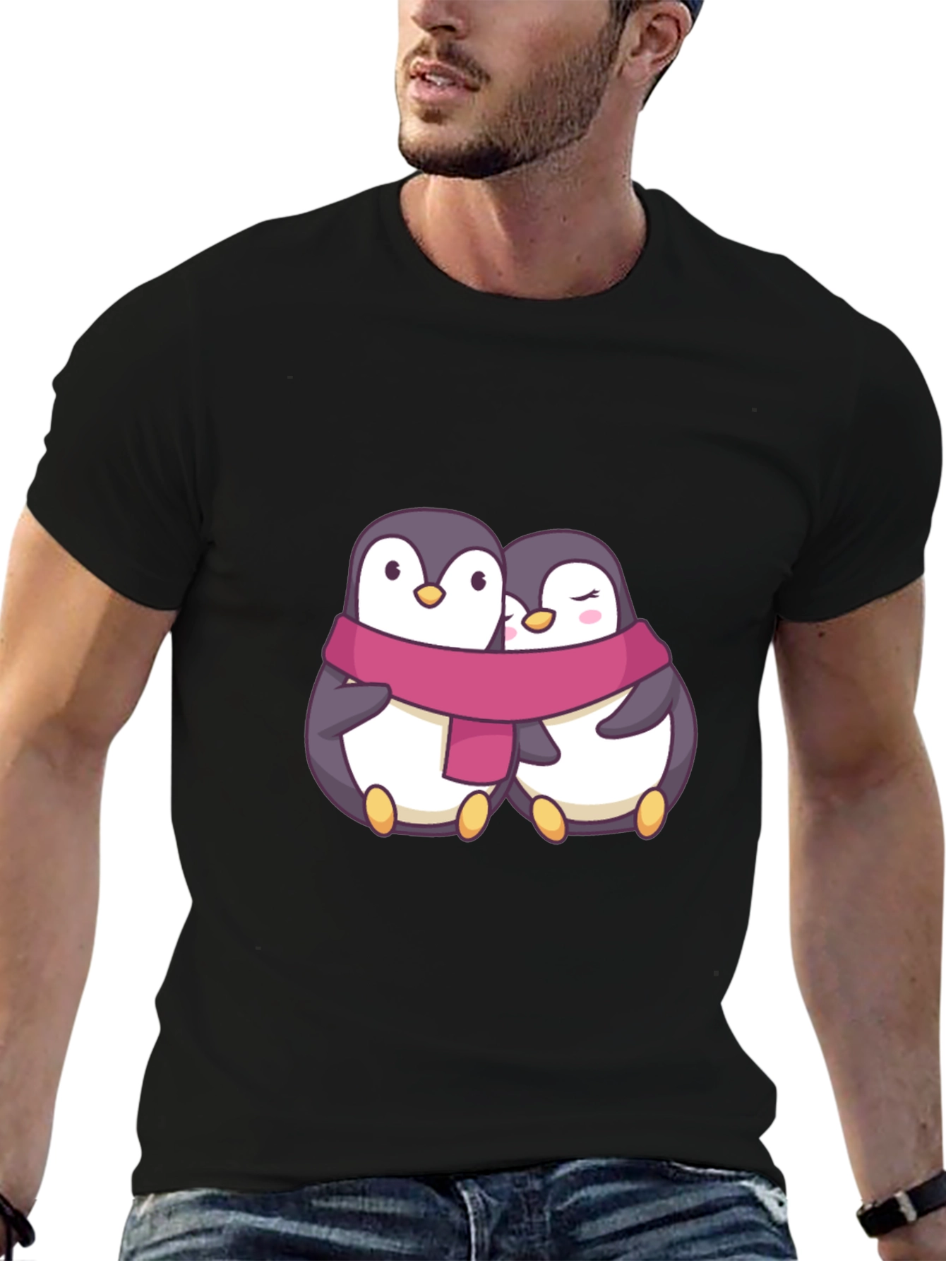 Penguin Couple T-Shirt: Cute Love Design