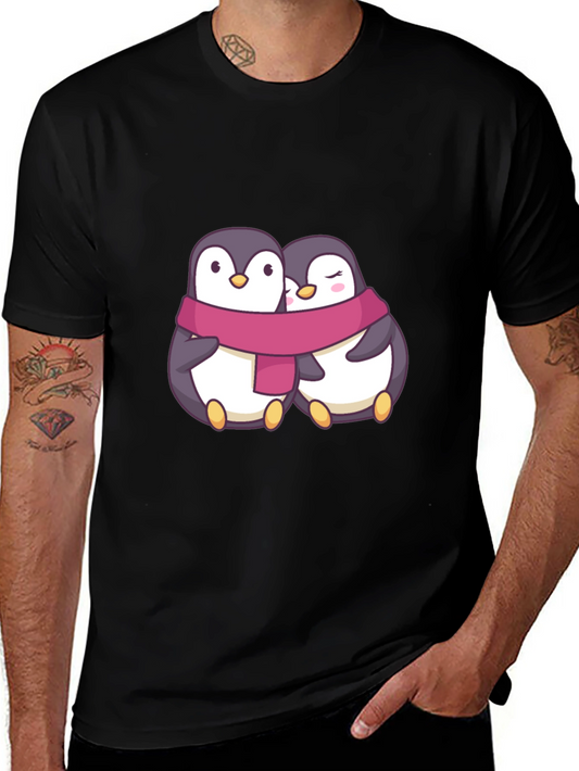 Penguin Couple T-Shirt: Cute Love Design