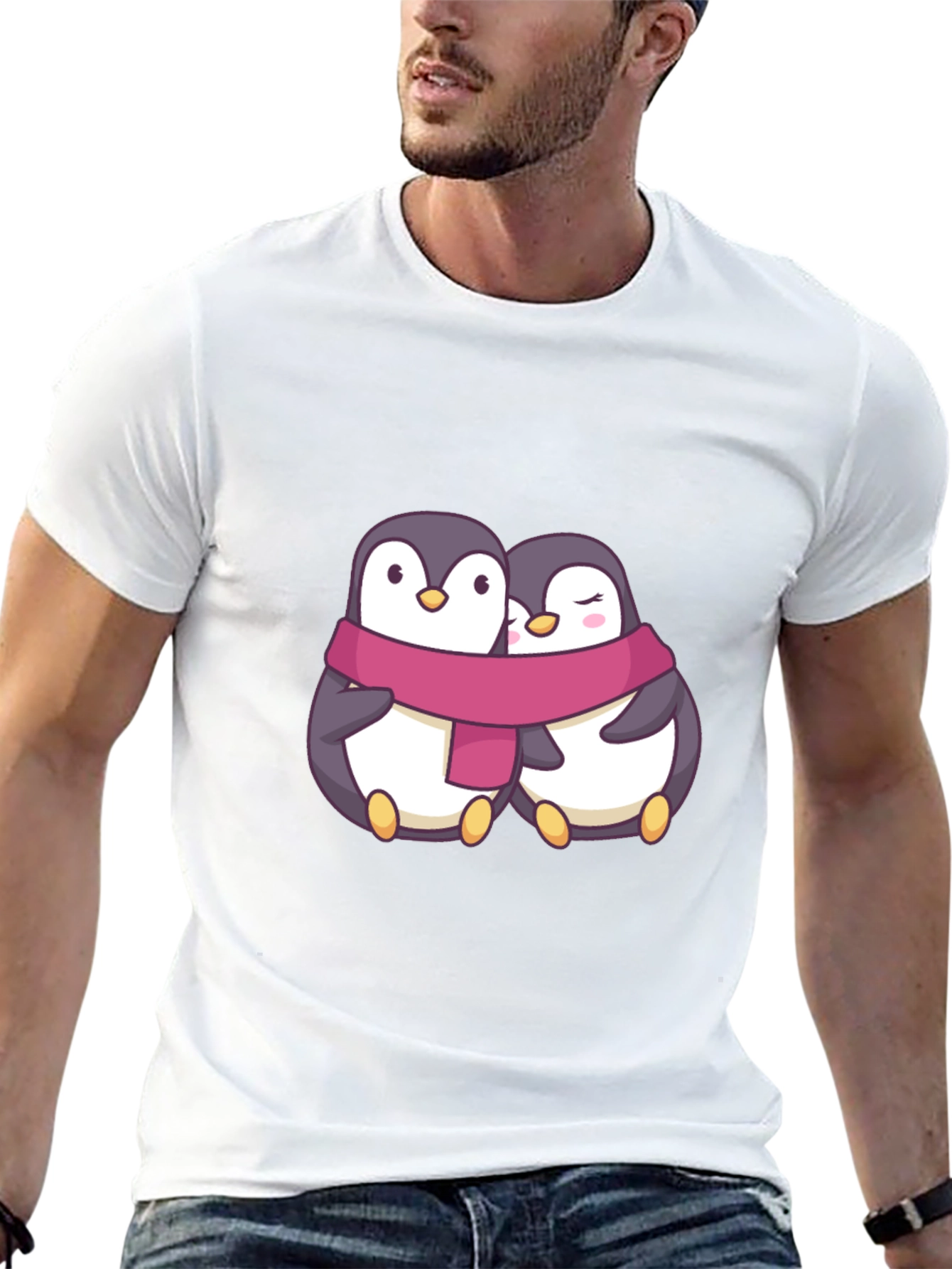 Penguin Couple T-Shirt: Cute Love Design