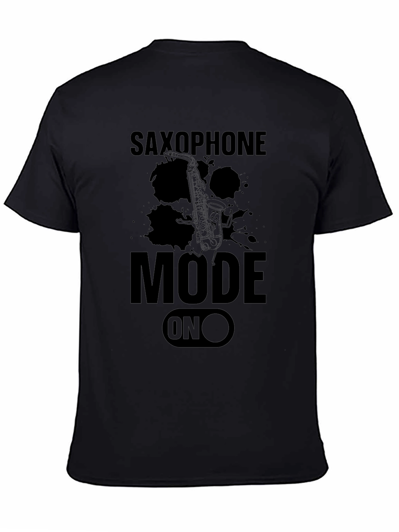 Saxophone Mode On T-Shirt - Music Lover Tee