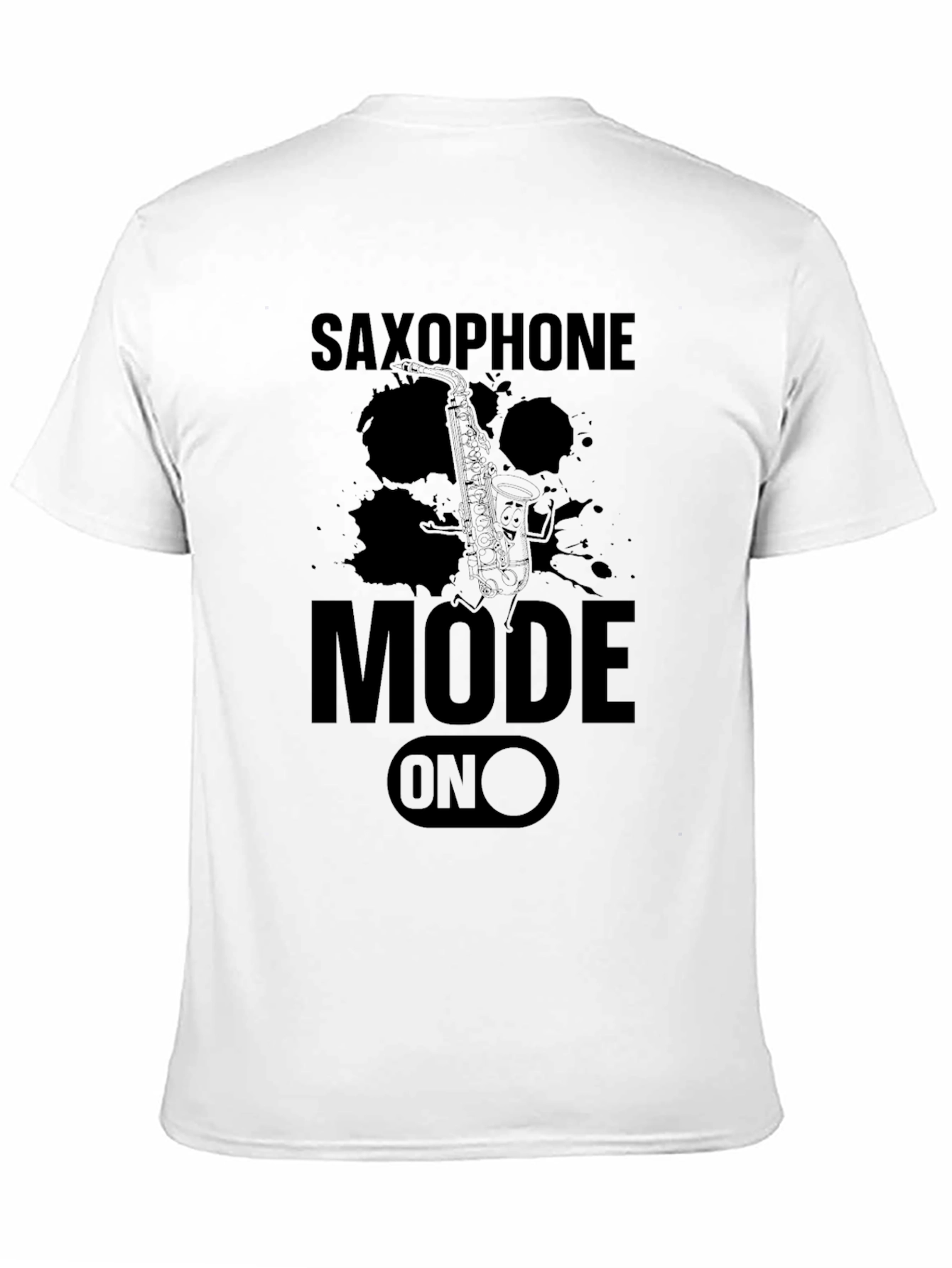Saxophone Mode On T-Shirt - Music Lover Tee