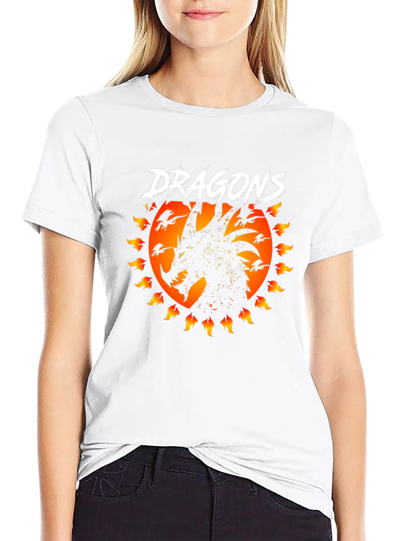 Dragons Graphic Tee - Fantasy T-Shirt