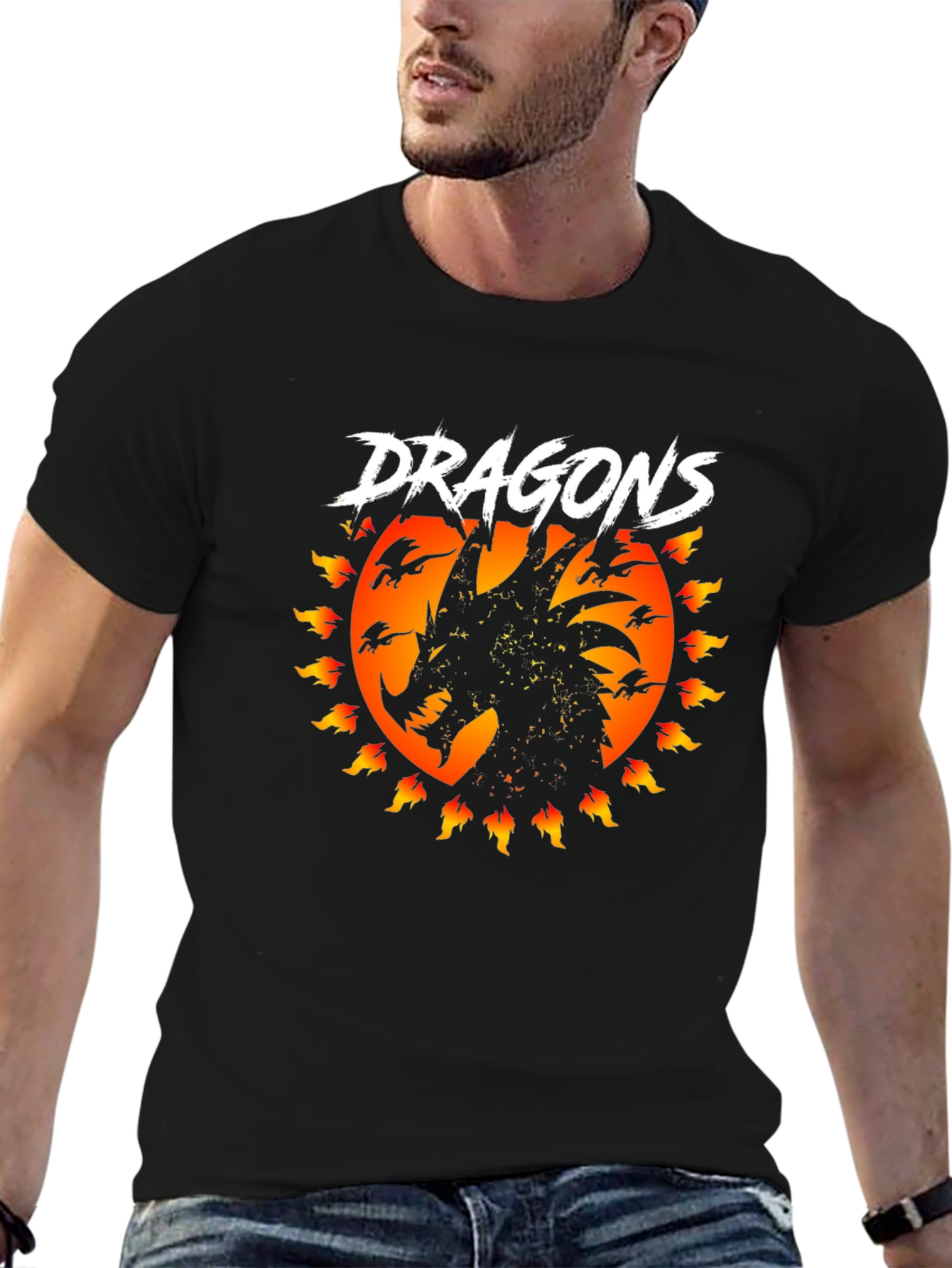 Dragons Graphic Tee - Fantasy T-Shirt