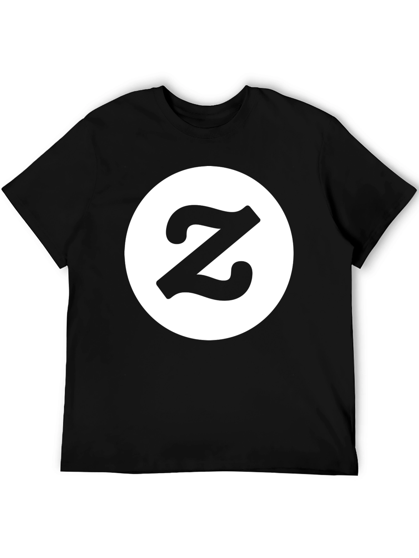 Letter Z Logo Black T-Shirt