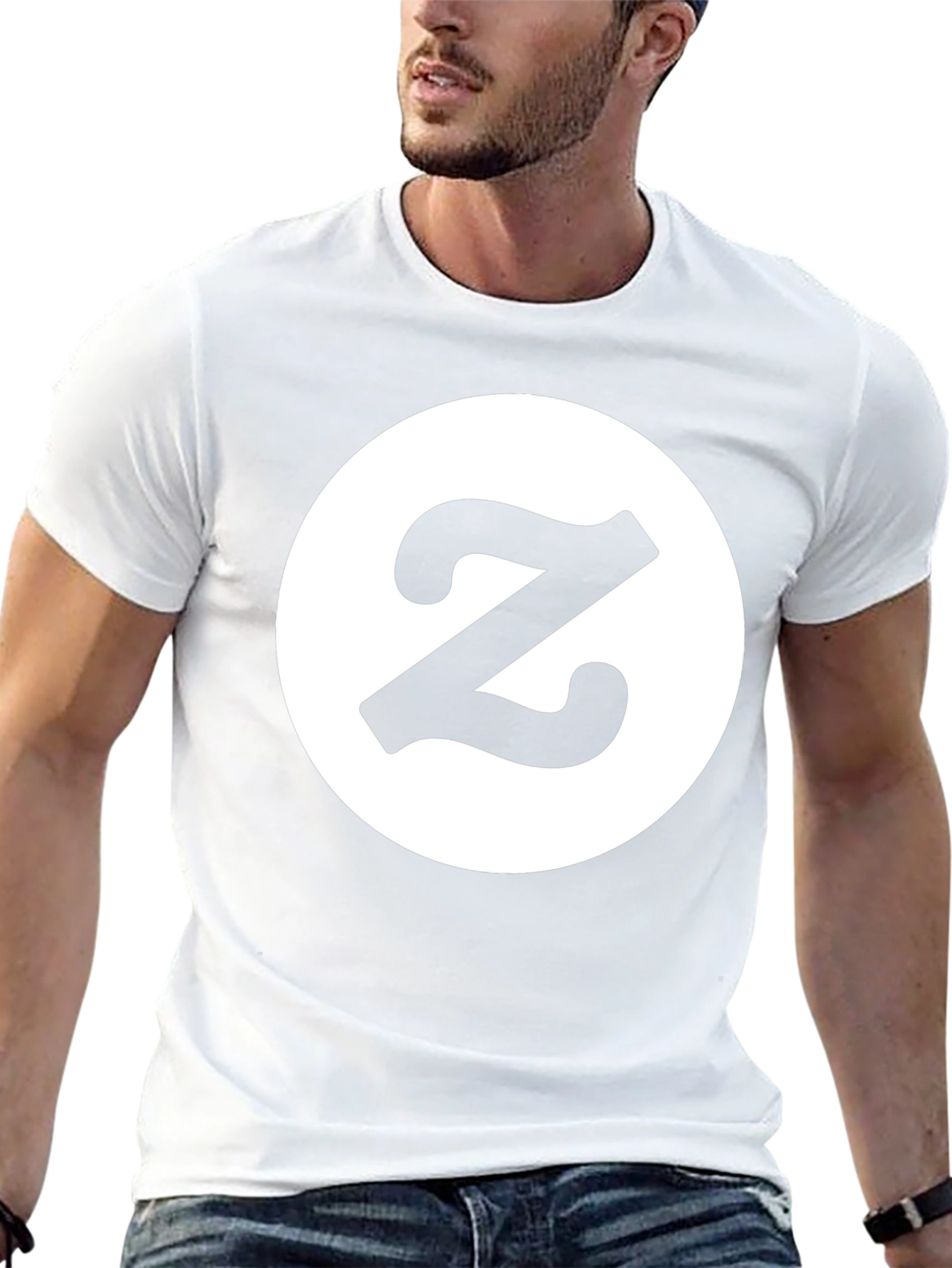Letter Z Logo Black T-Shirt