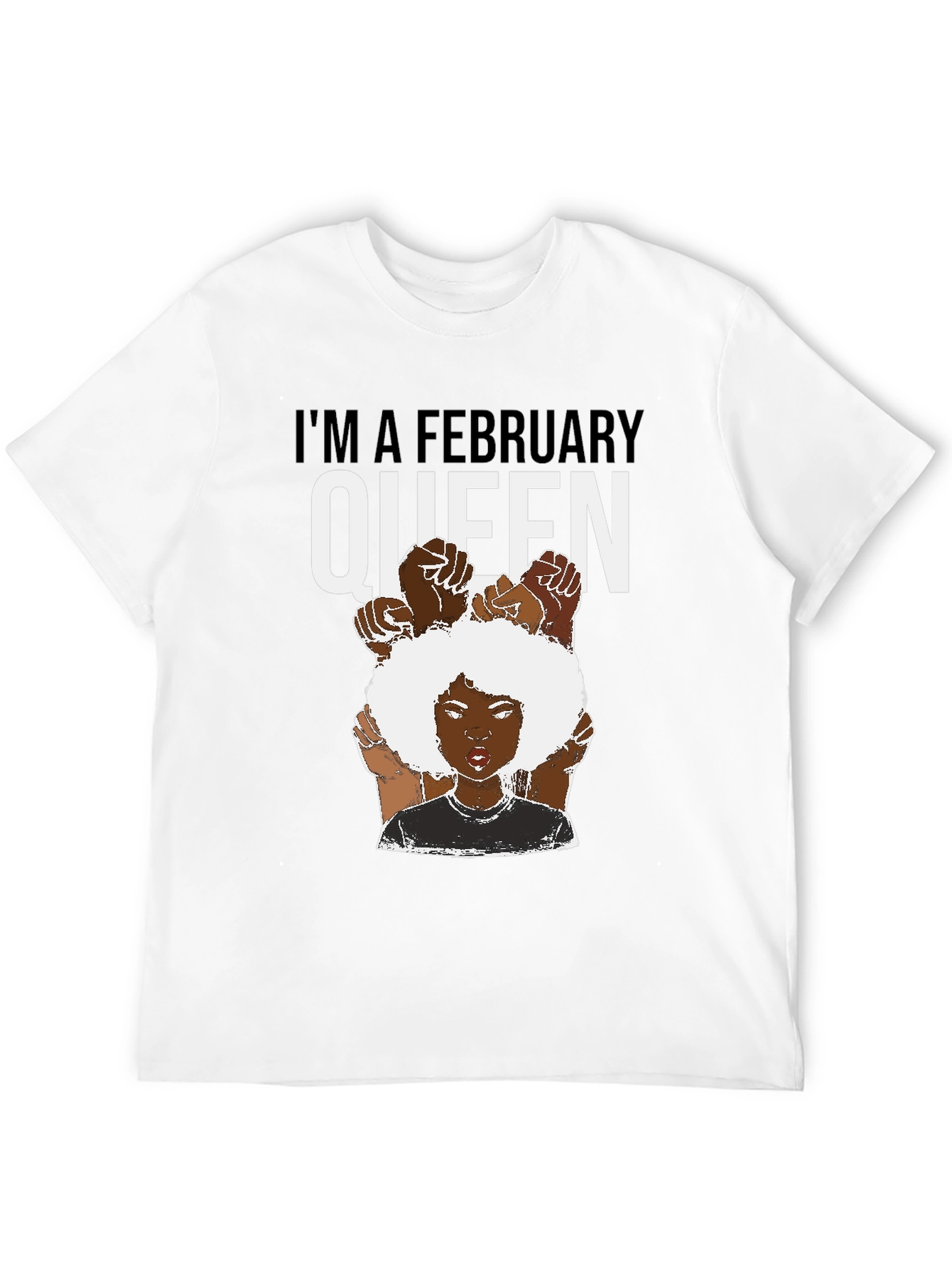 February Queen Black T-Shirt