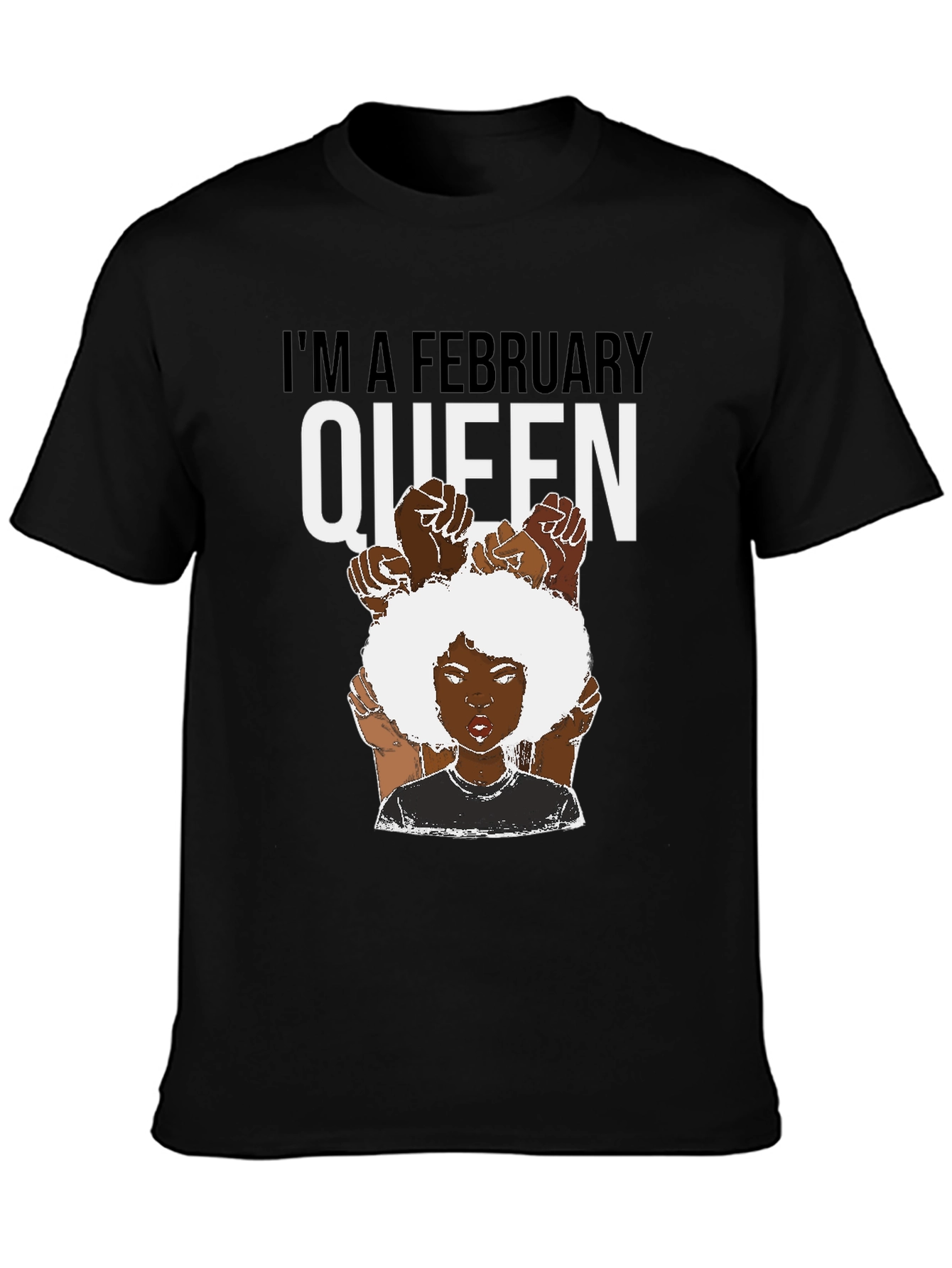 February Queen Black T-Shirt
