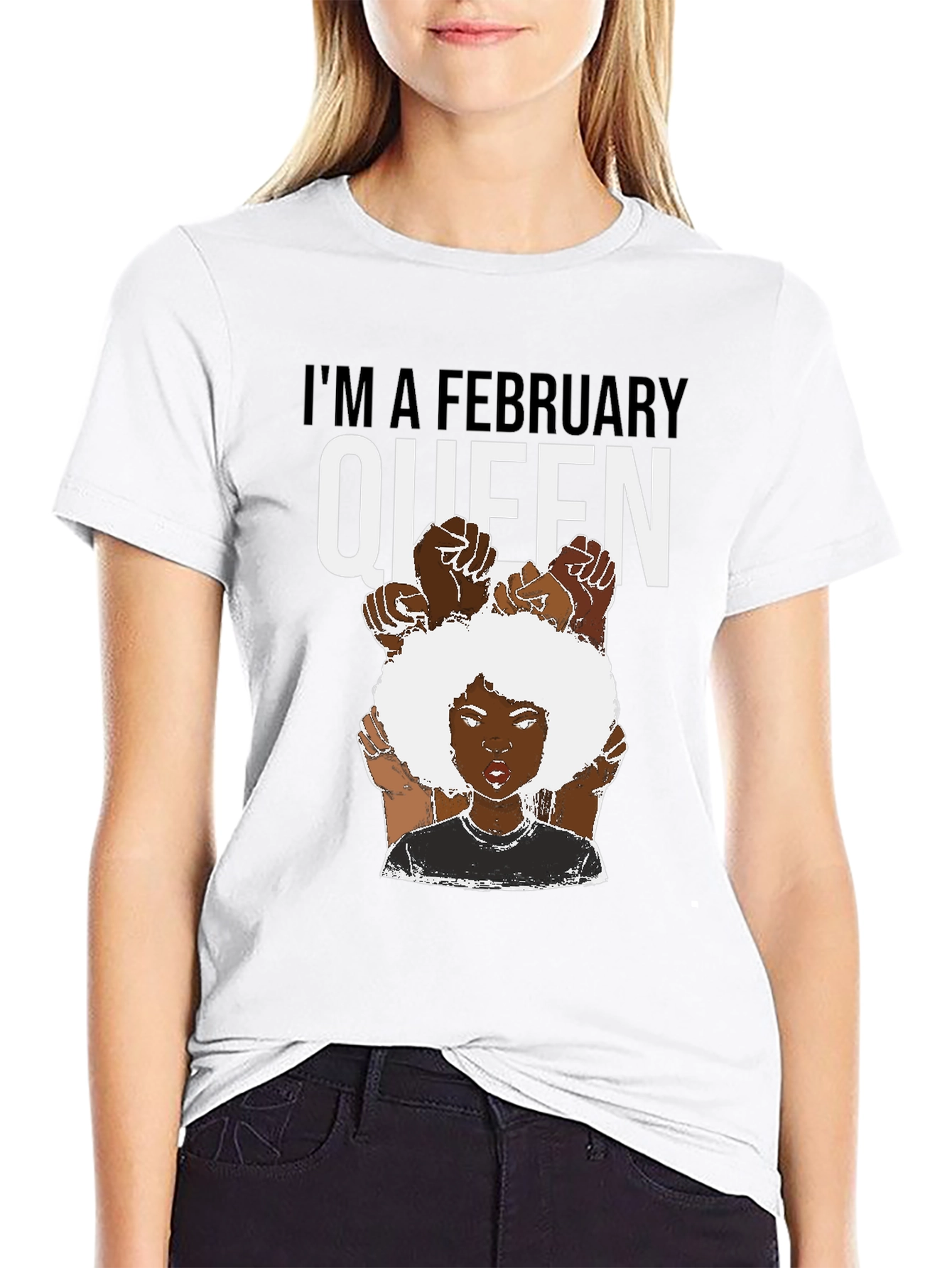 February Queen Black T-Shirt