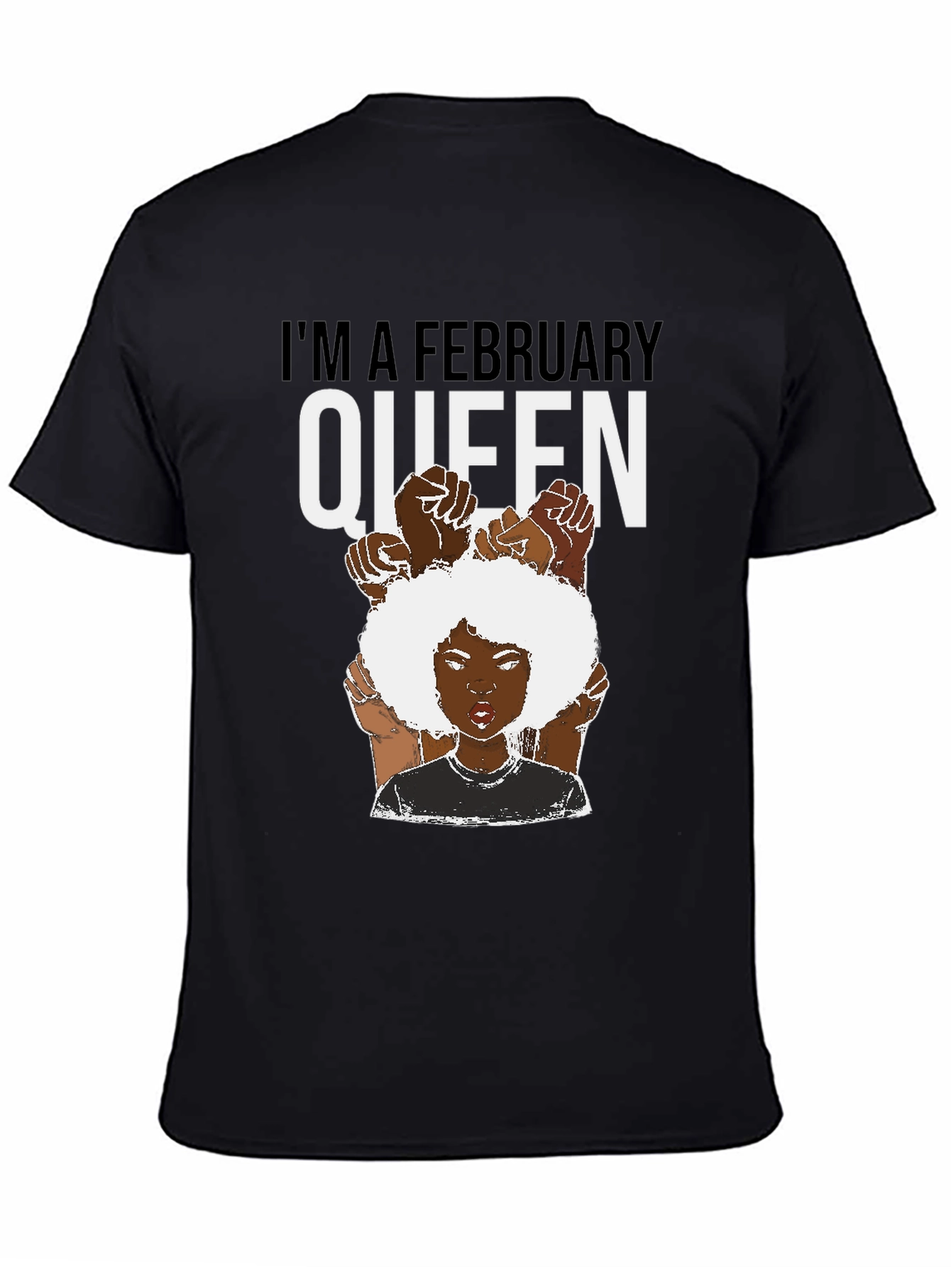February Queen Black T-Shirt