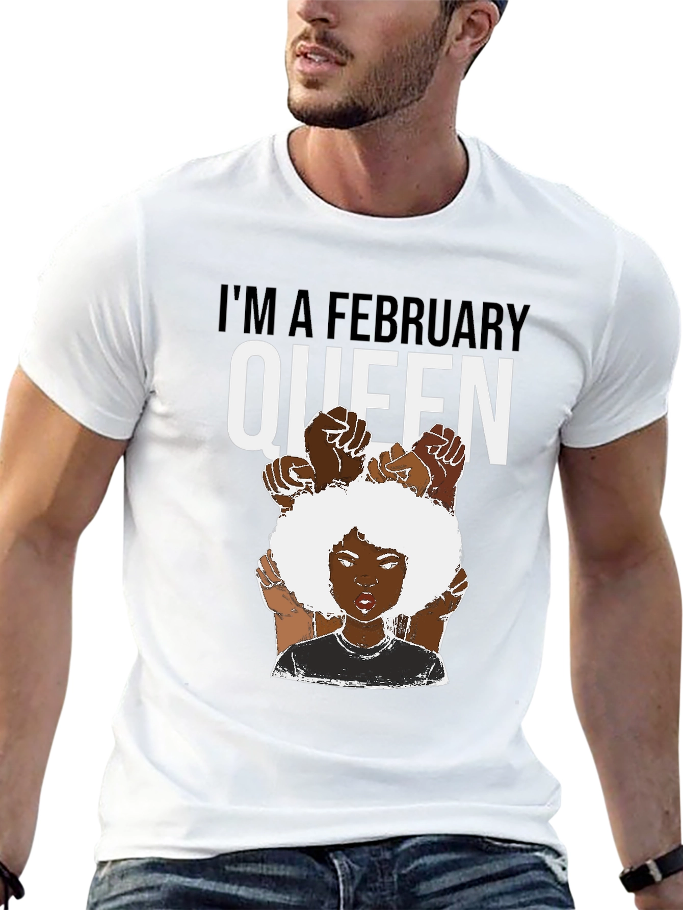 February Queen Black T-Shirt