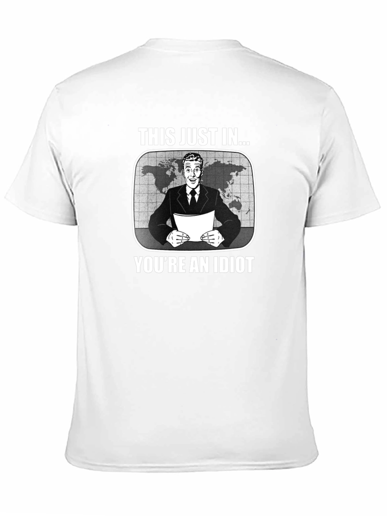 Funny This Just In Youre an Idiot Black T-Shirt