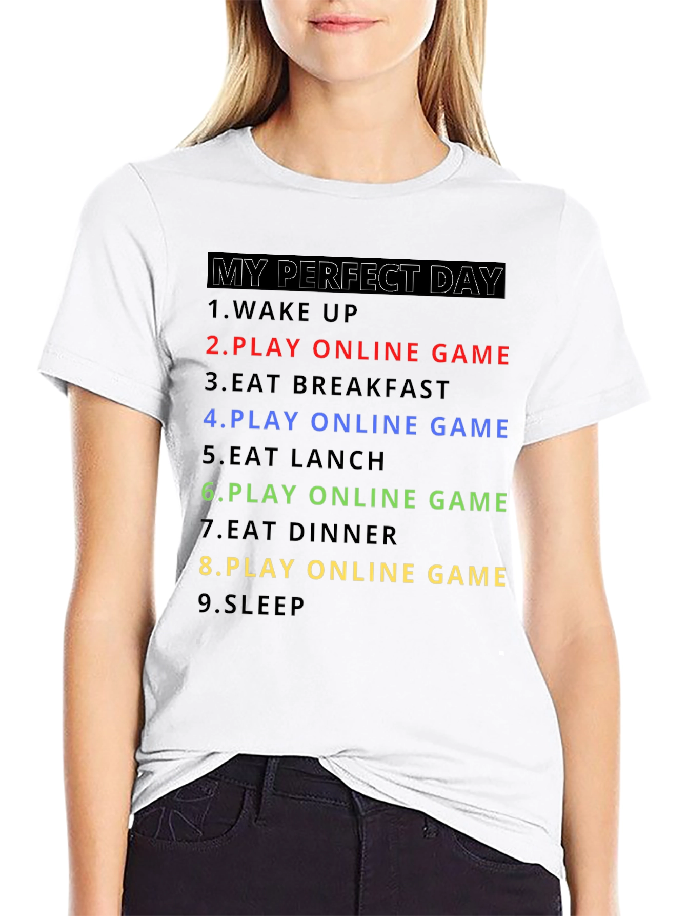 My Perfect Day Gamer T-Shirt