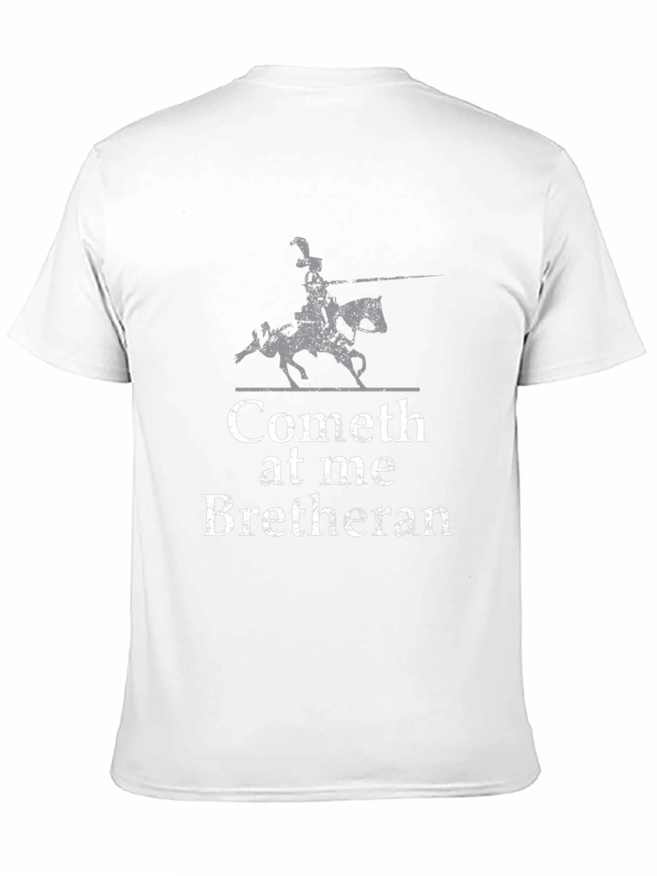 Cometh at Me Bretheran T-Shirt - Medieval Knight Tee