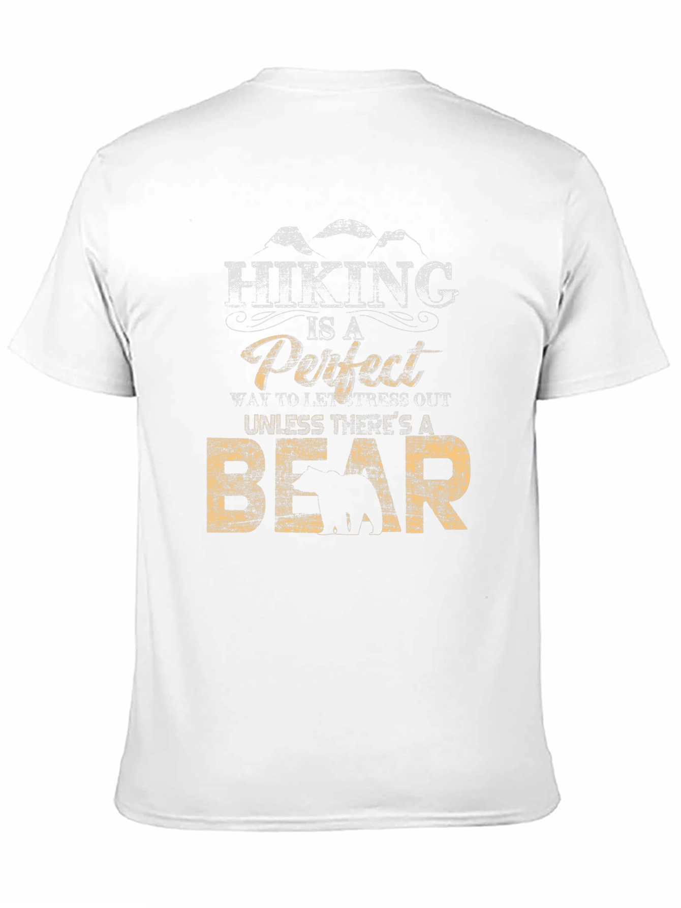 Hiking Bear T-Shirt - Funny Outdoor Adventure Tee