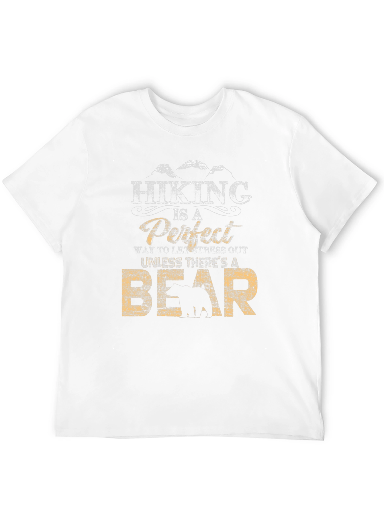 Hiking Bear T-Shirt - Funny Outdoor Adventure Tee