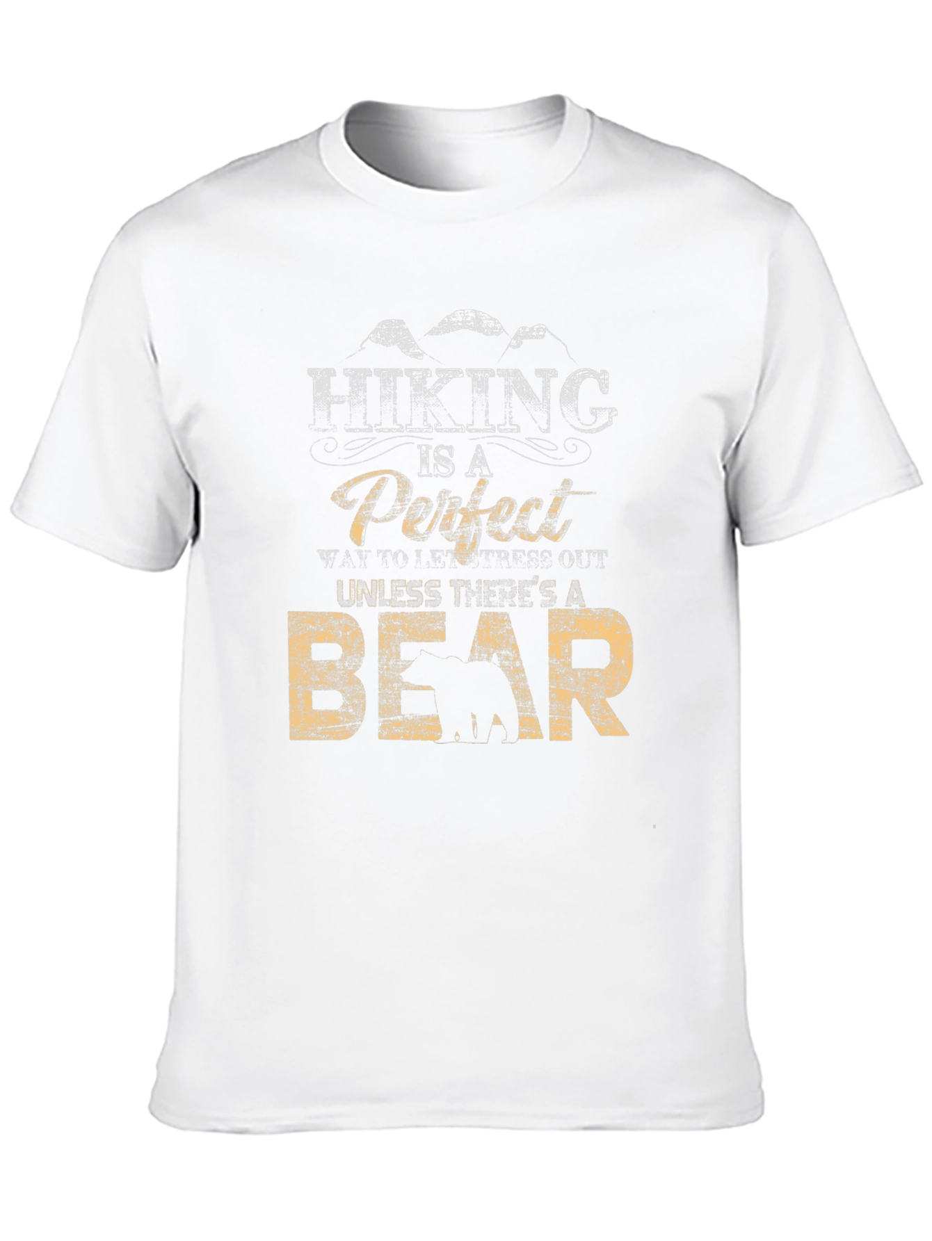 Hiking Bear T-Shirt - Funny Outdoor Adventure Tee