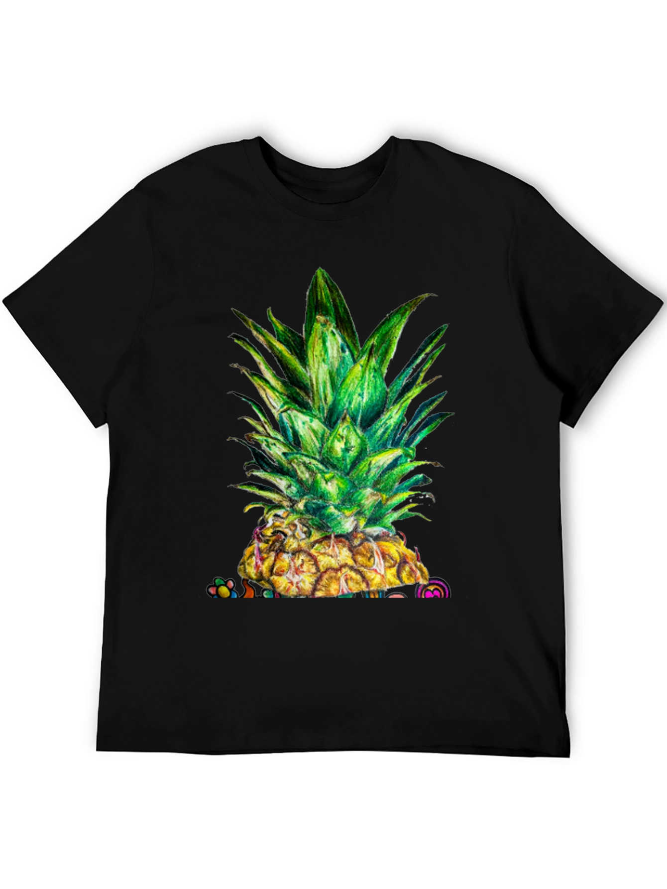 Pineapple Graphic Tee - Unique Fruit Design