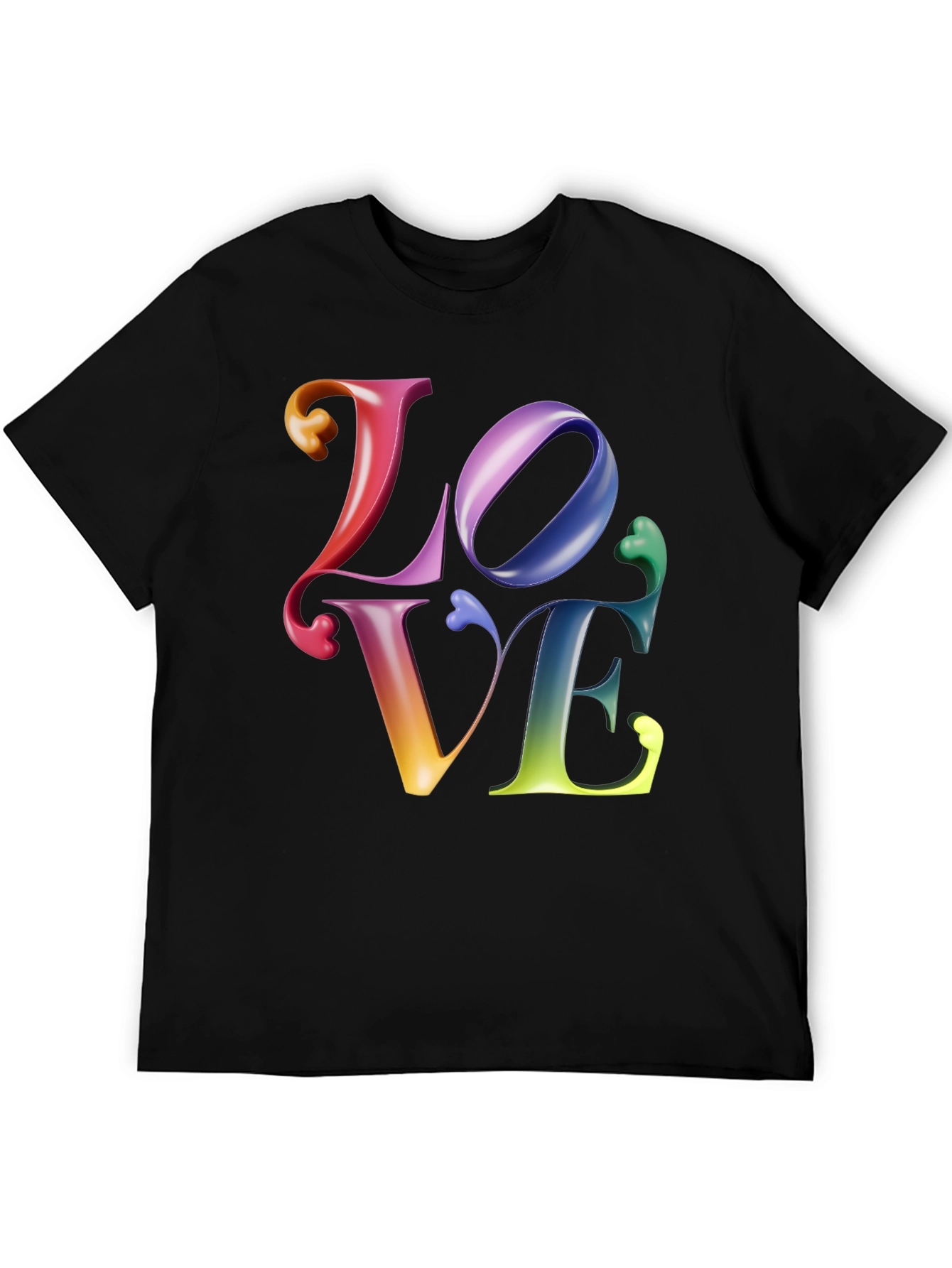 LOVE Graphic Tee - Rainbow Pride Shirt