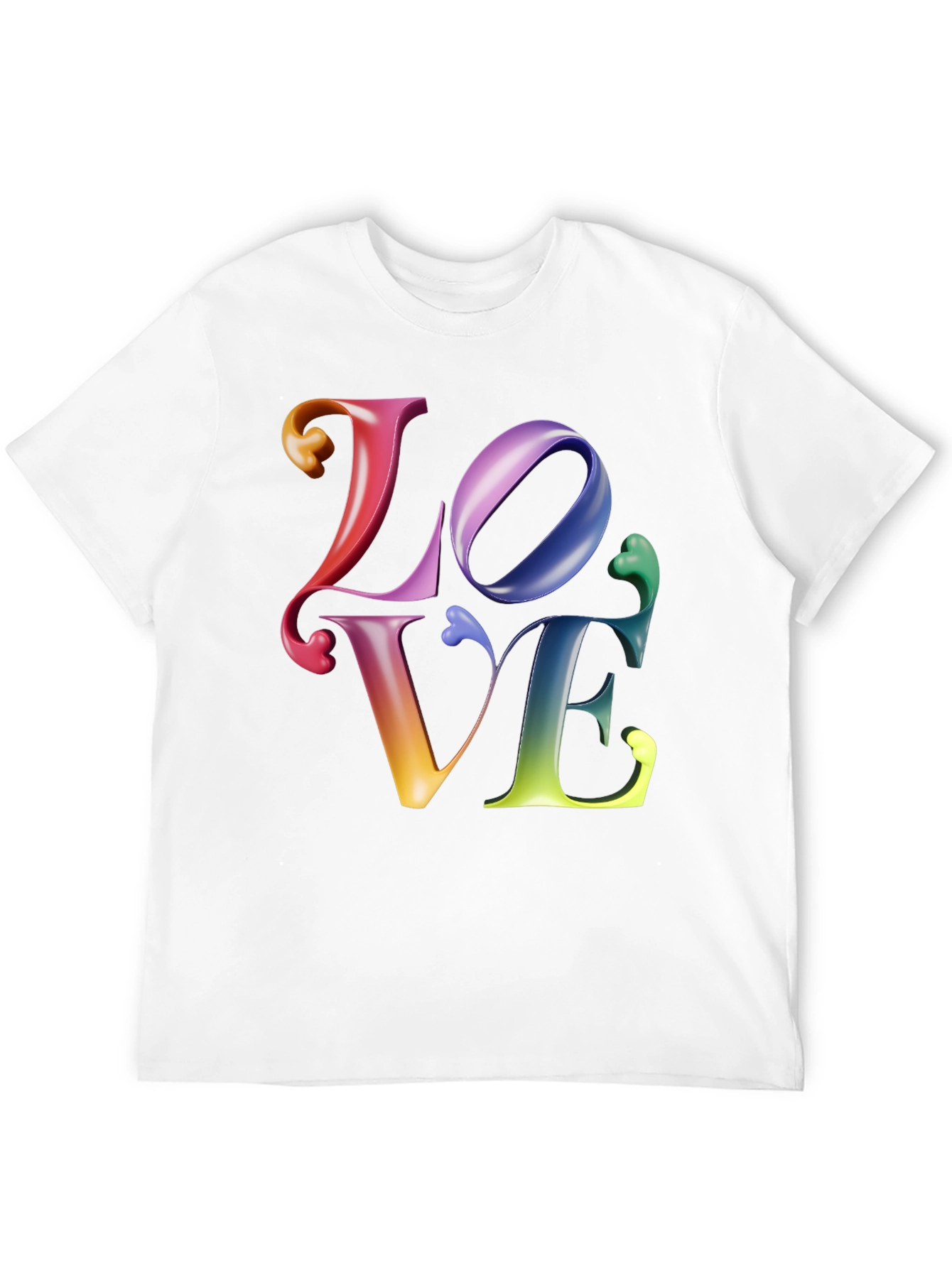 LOVE Graphic Tee - Rainbow Pride Shirt