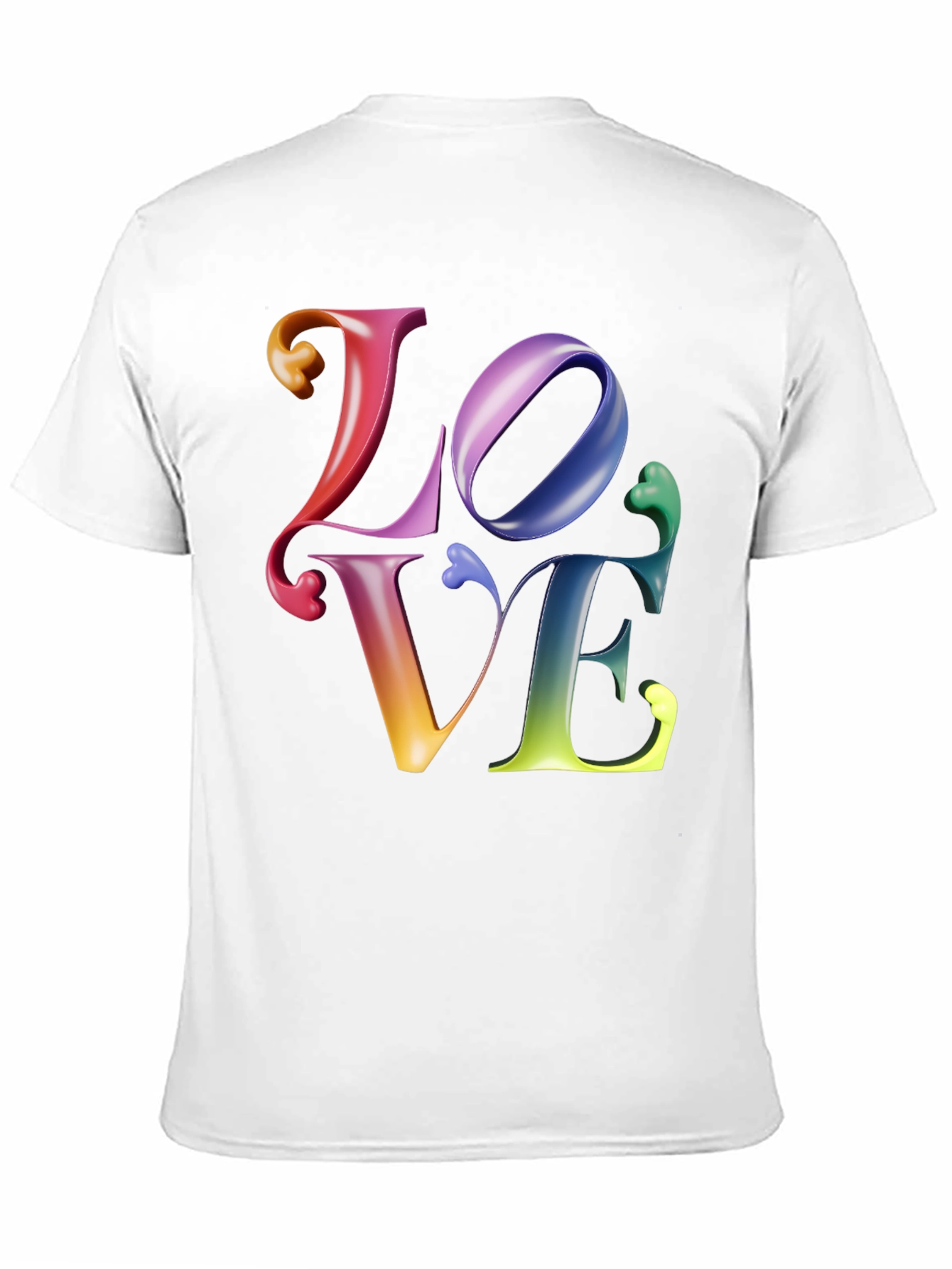LOVE Graphic Tee - Rainbow Pride Shirt
