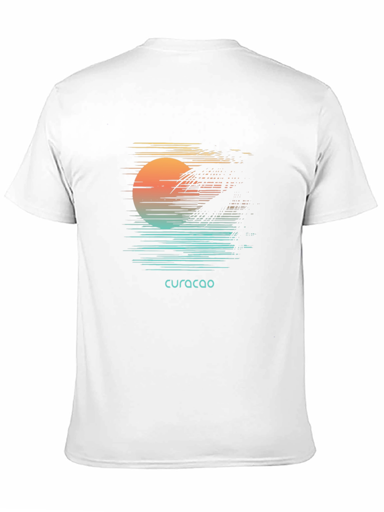 Curacao Sunset Graphic Tee - Island Vibes