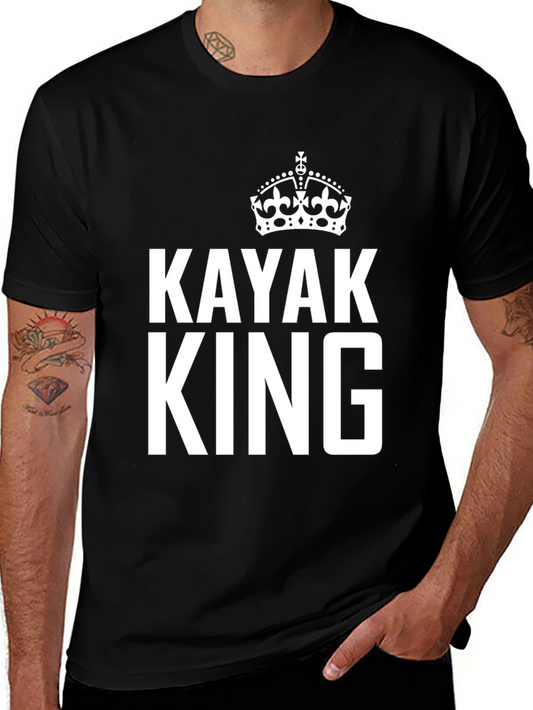 Kayak King Black T-Shirt