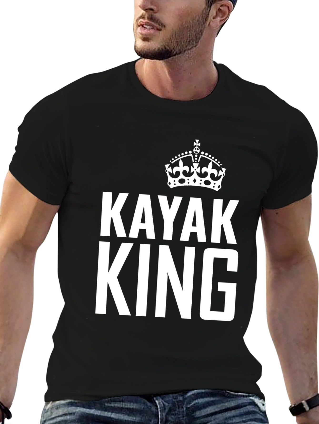 Kayak King Black T-Shirt