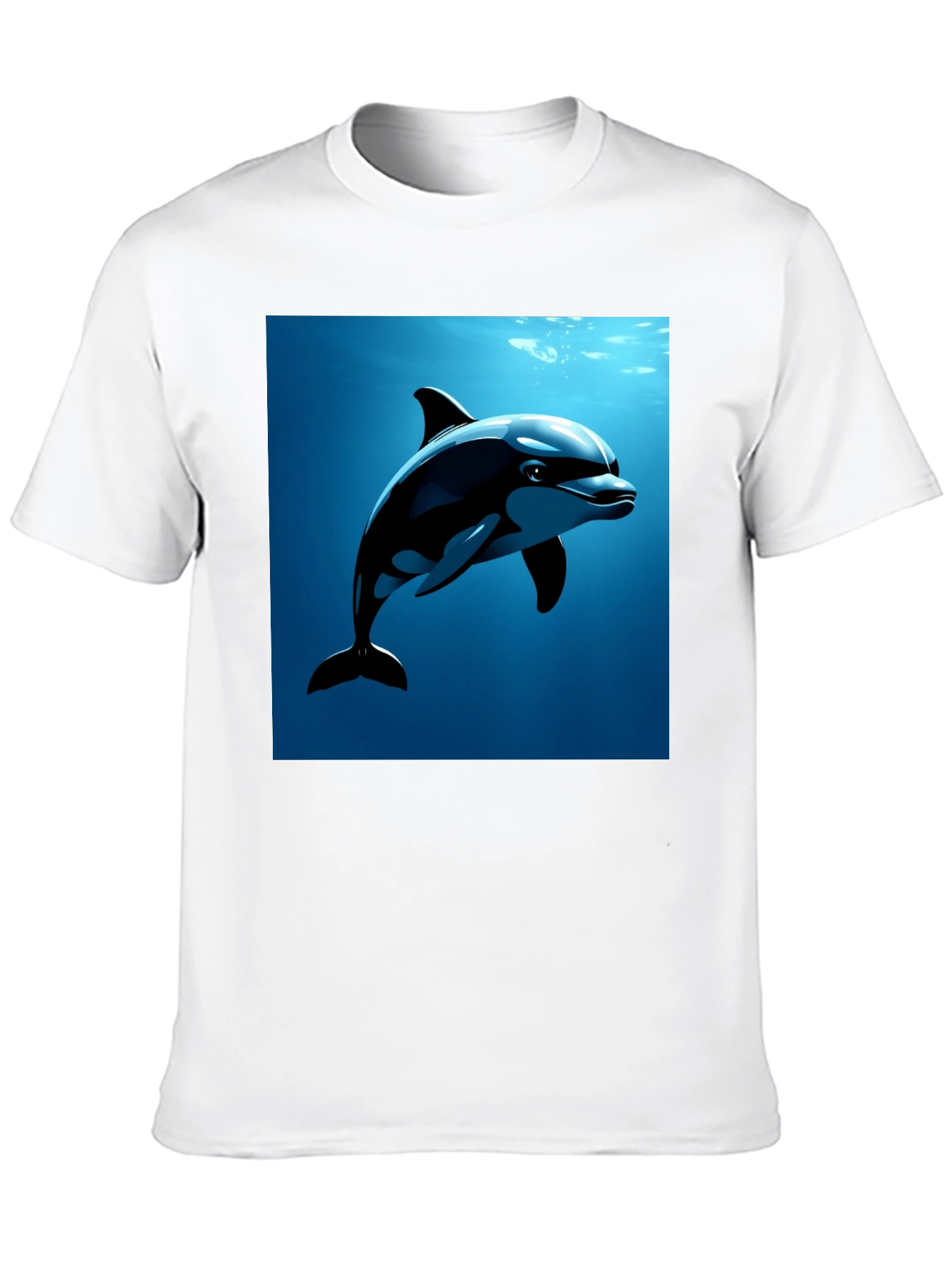 Dolphin Graphic Tee - Black