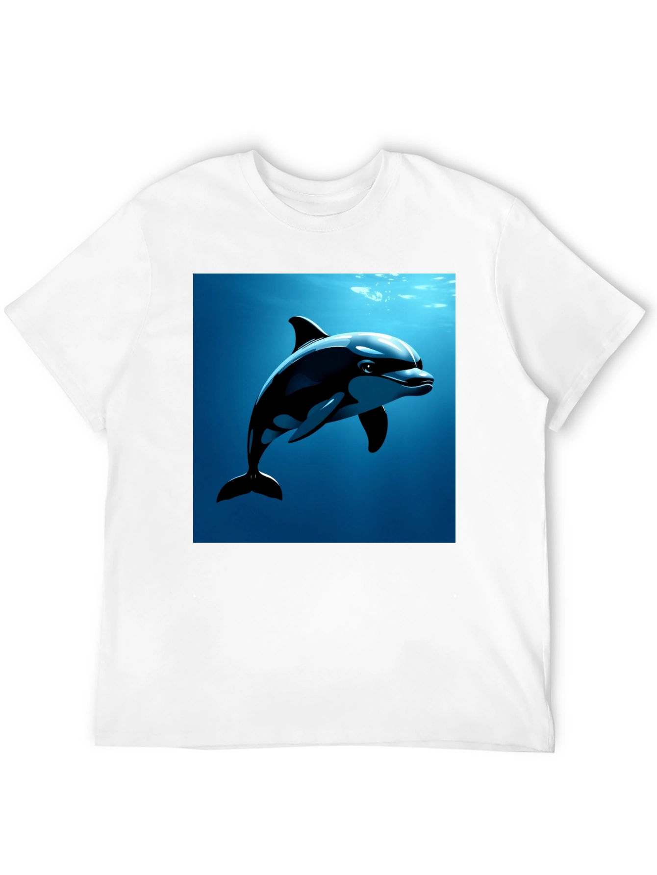 Dolphin Graphic Tee - Black