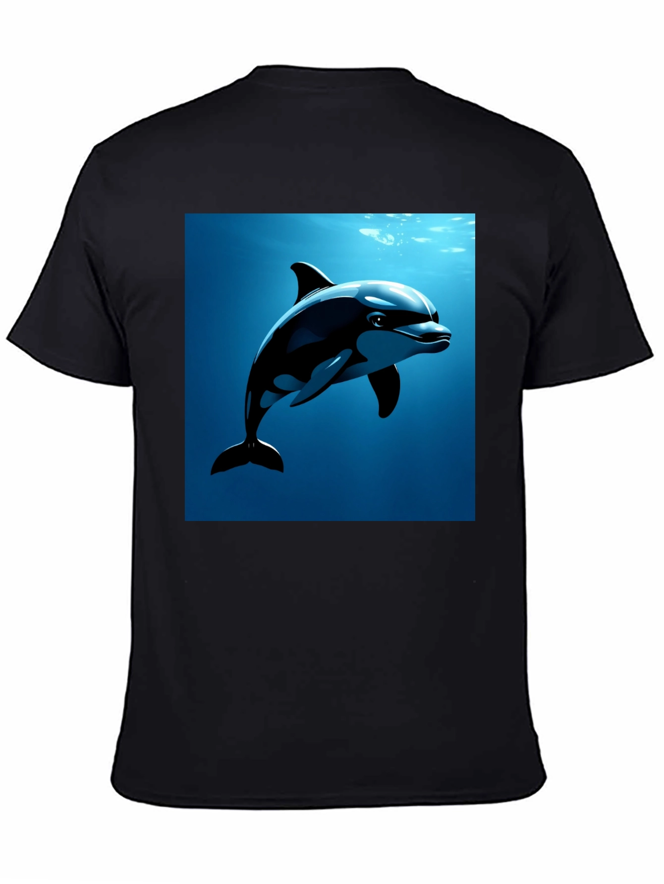 Dolphin Graphic Tee - Black