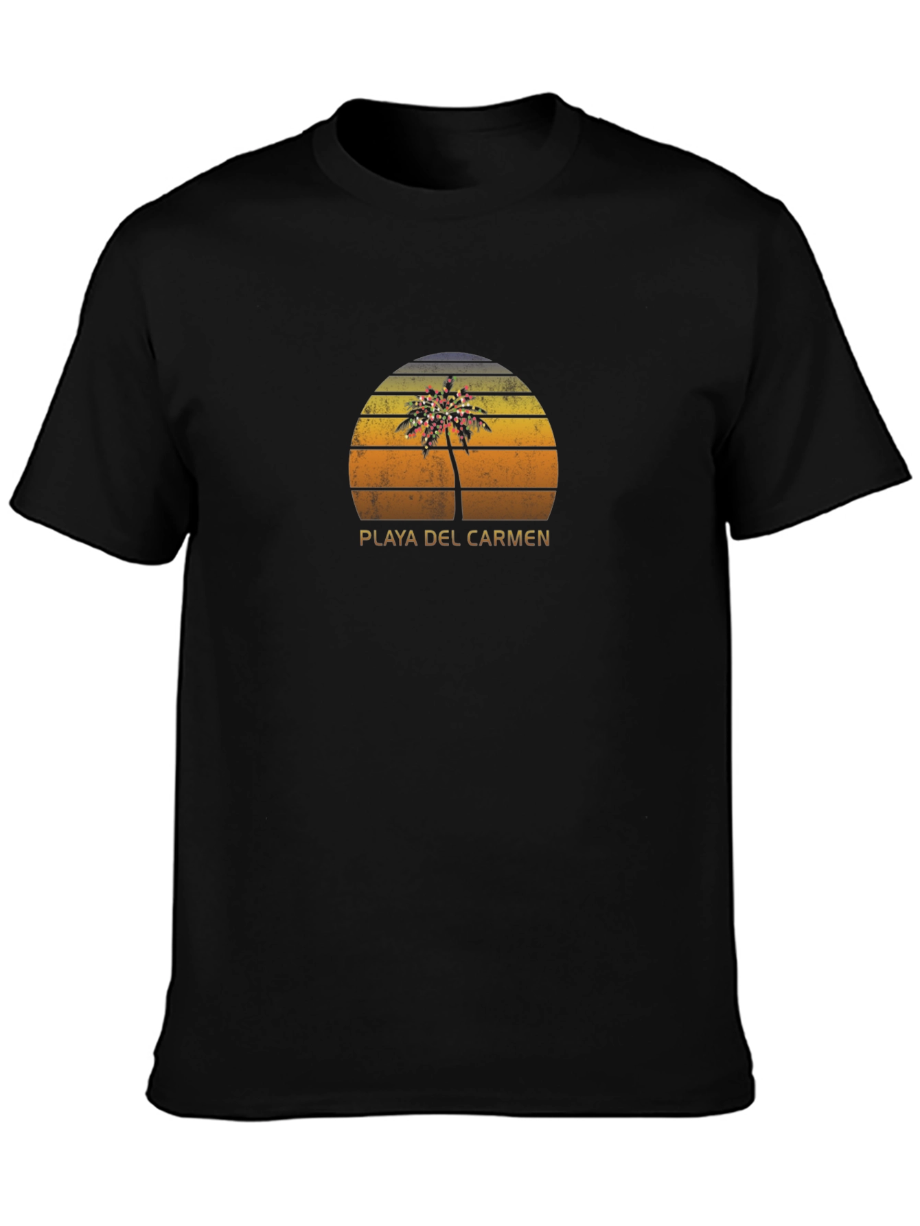 Playa Del Carmen Retro Graphic T-Shirt
