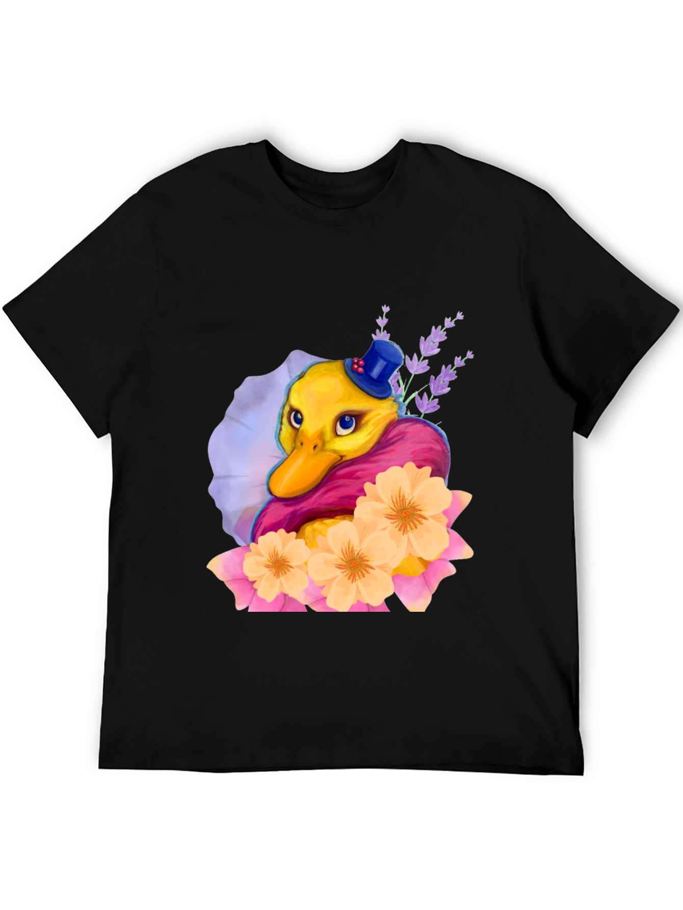 Duck T-Shirt with Flowers