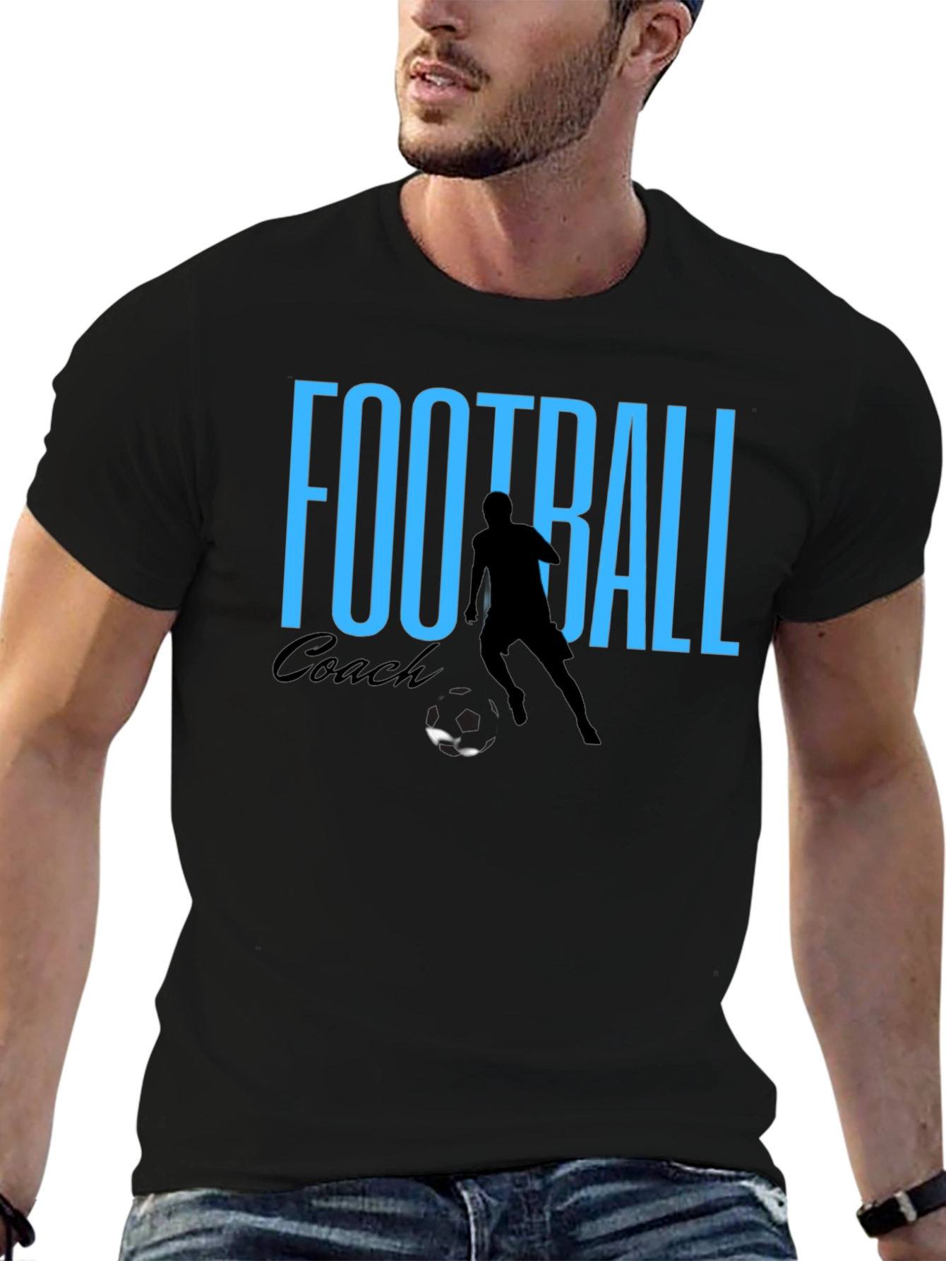 Football Coach T-Shirt - Sporty Design