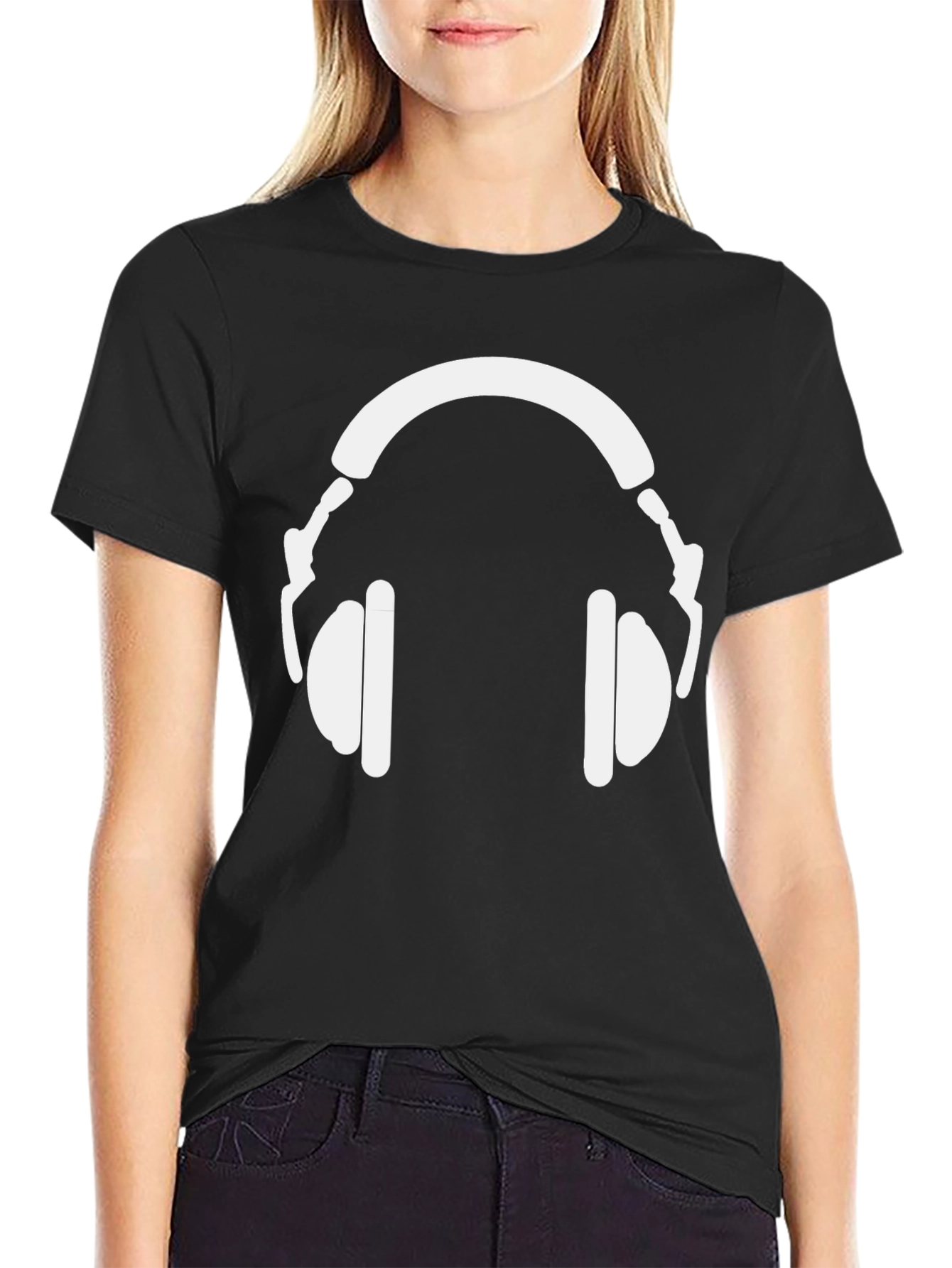 Headphone Graphic Tee - Music Lovers T-Shirt