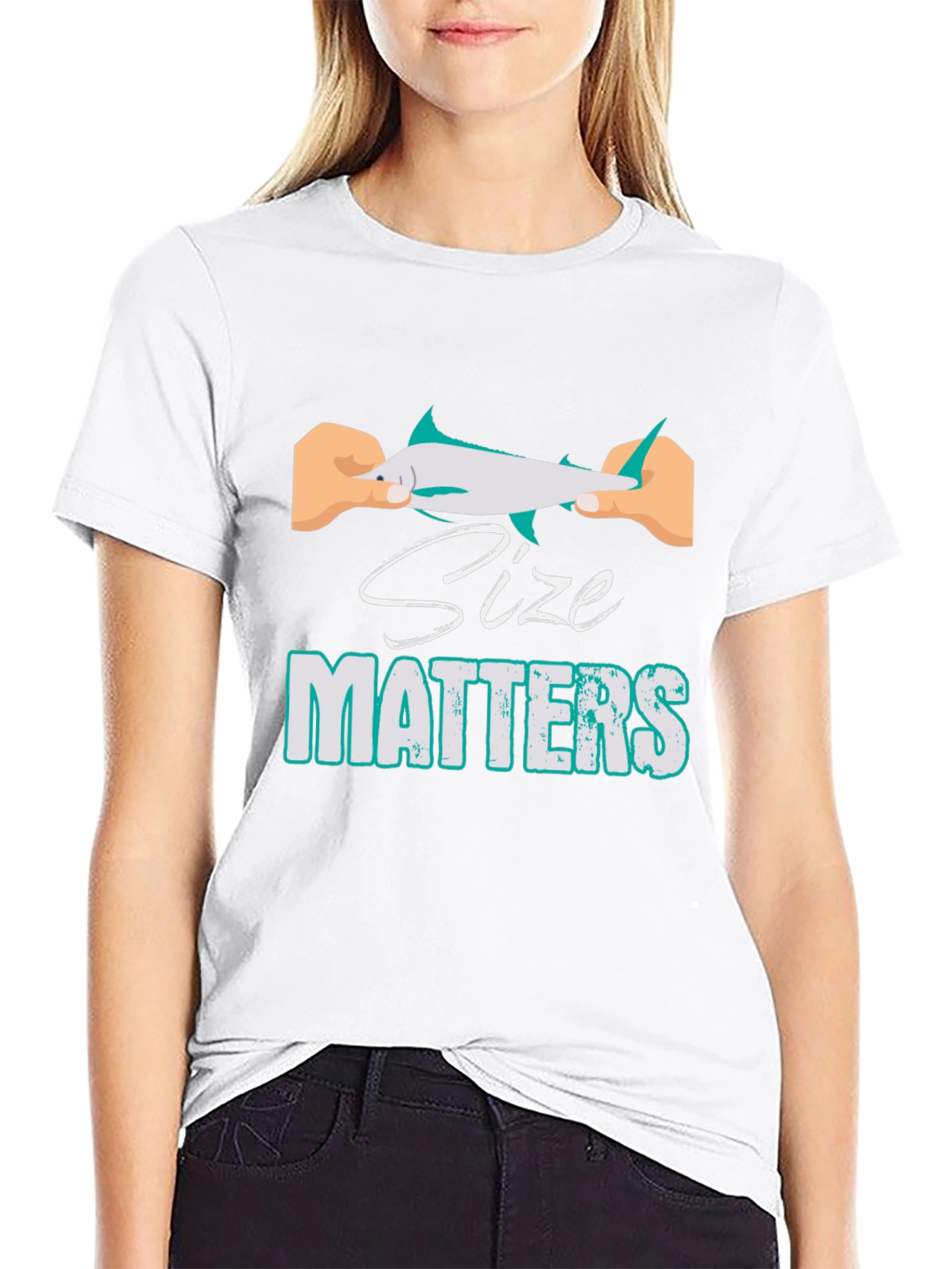 Size Matters Funny Fishing T-Shirt
