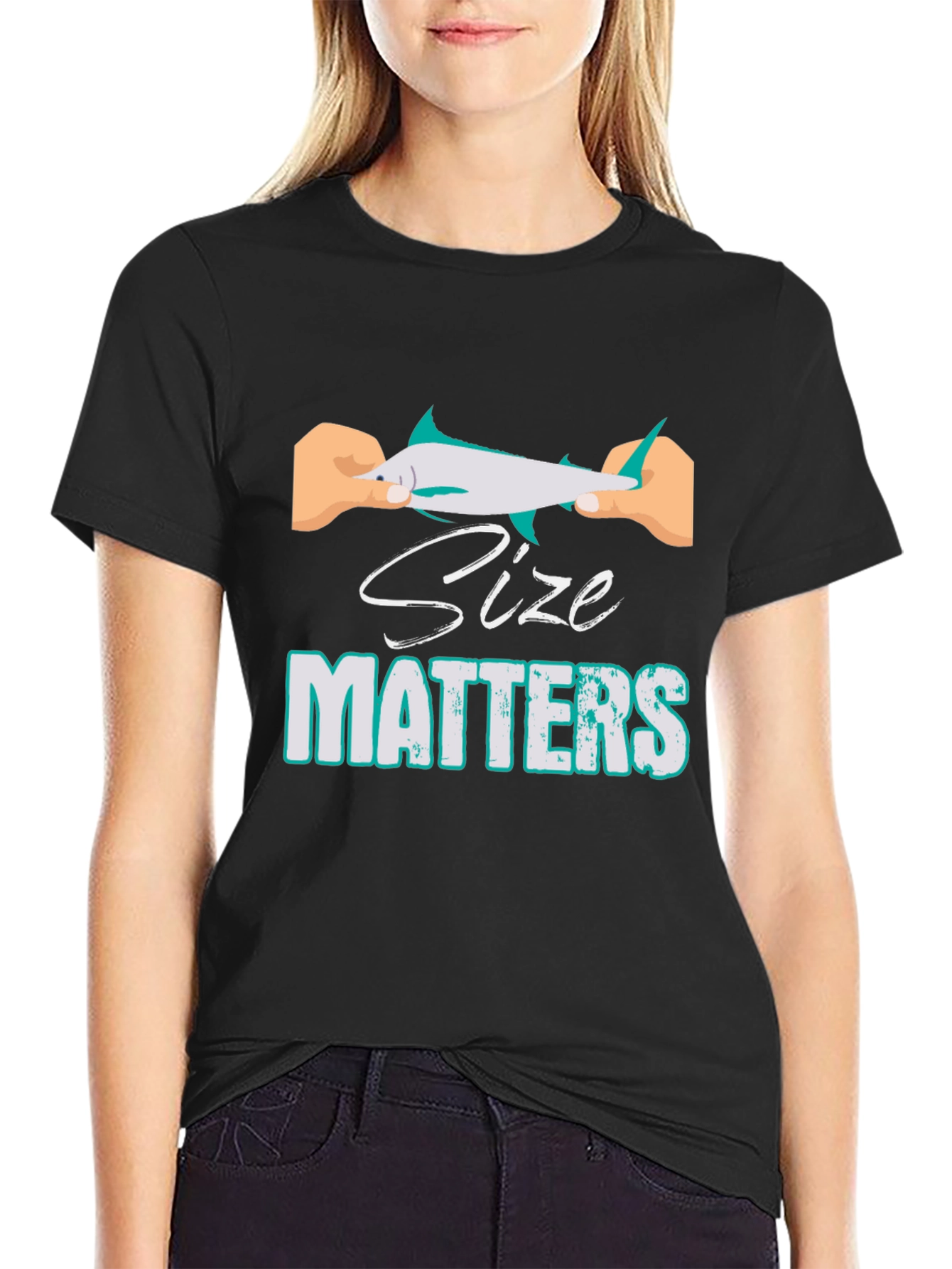 Size Matters Funny Fishing T-Shirt