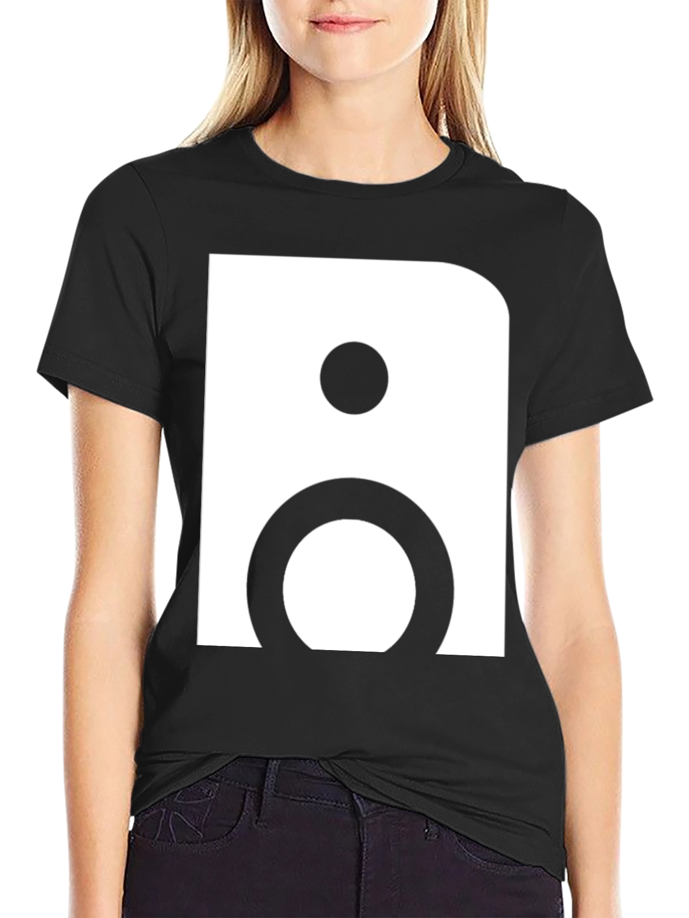 Abstract Graphic Tee - Bold Minimalist Design
