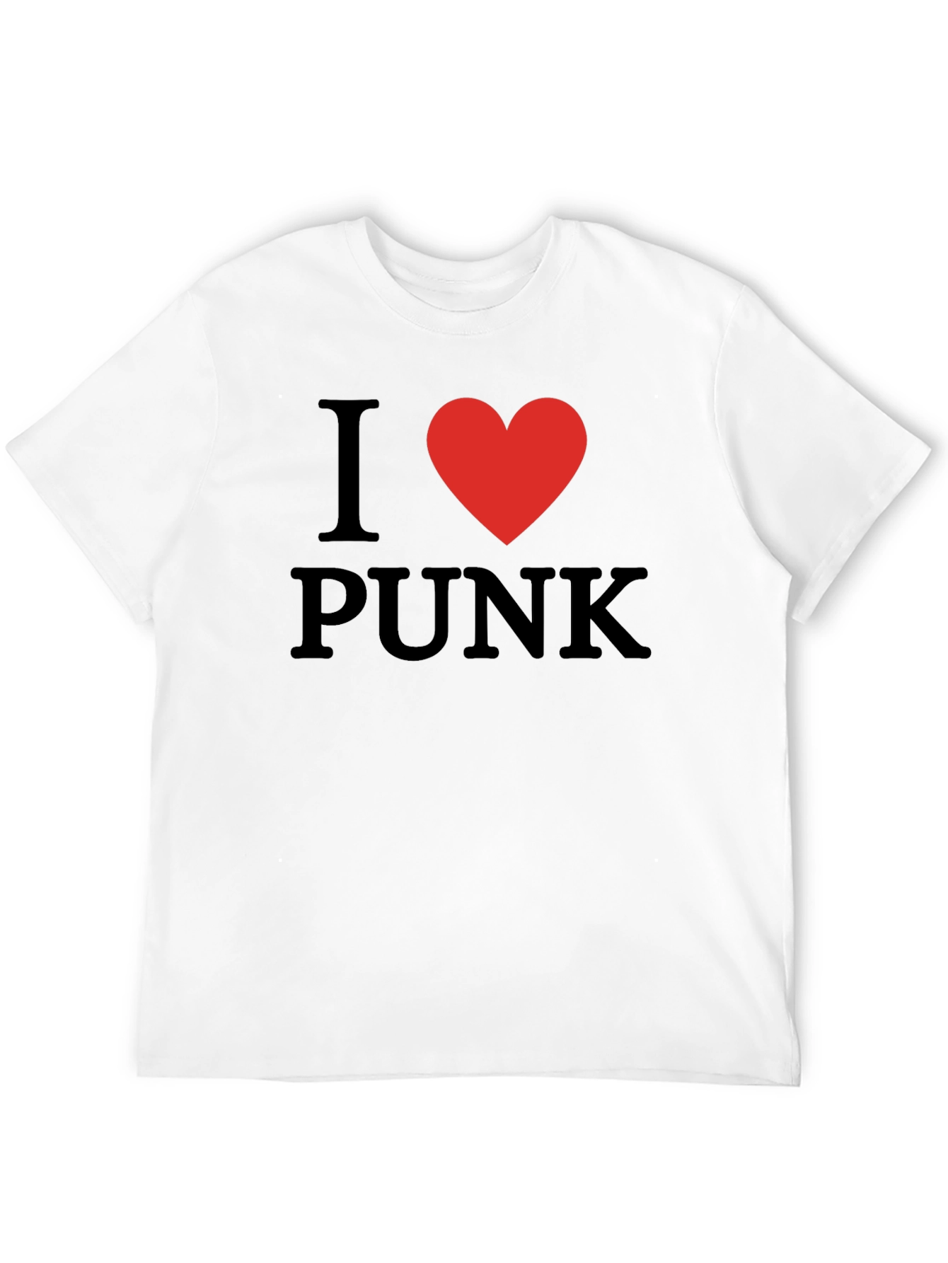 I Love Punk Black T-Shirt